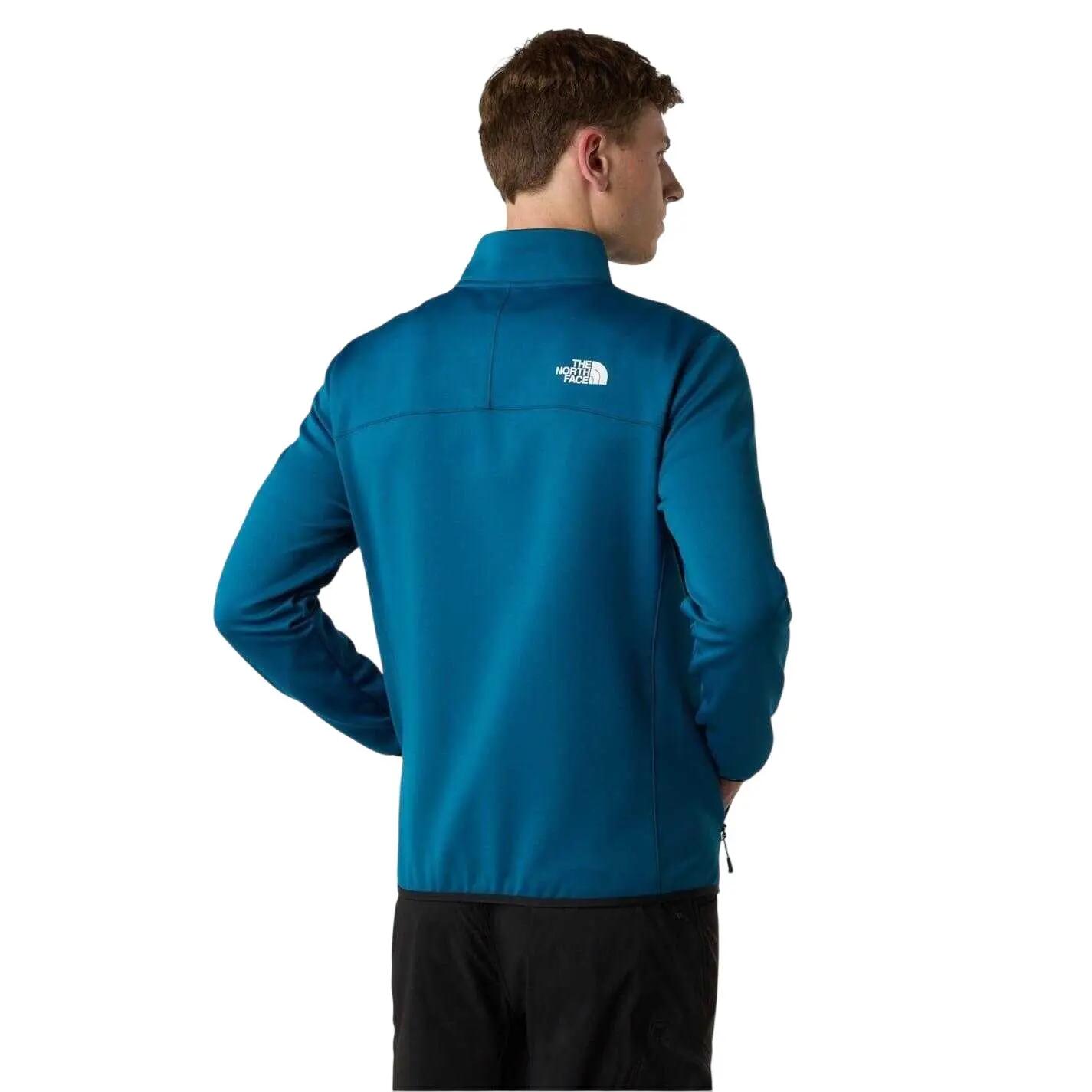 Fleecejacke für , Durchgehender Reißverschluss Herren Graublau 4/4