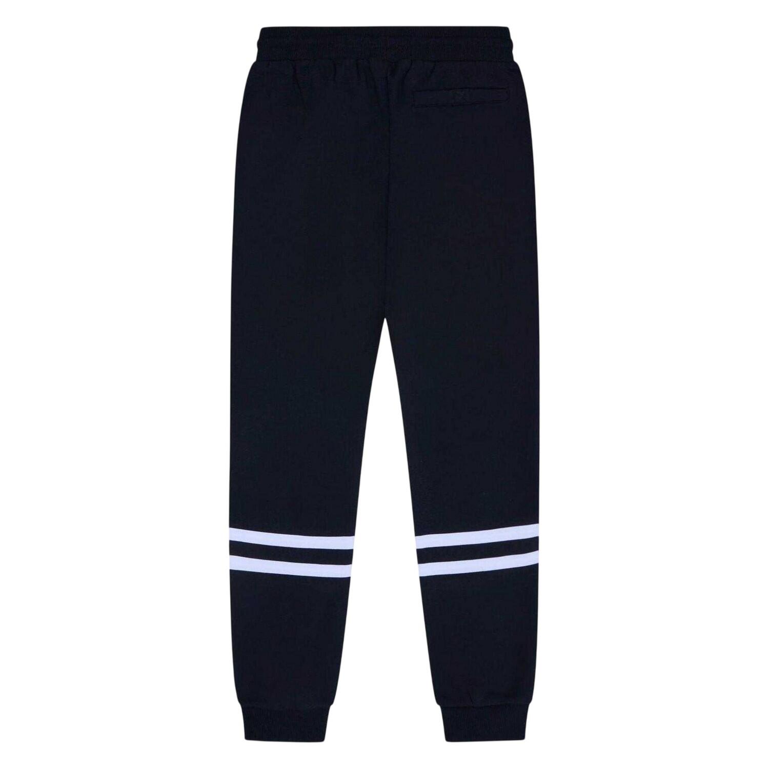 Mens Cordova Fleece Logo Joggers (Black) 2/4