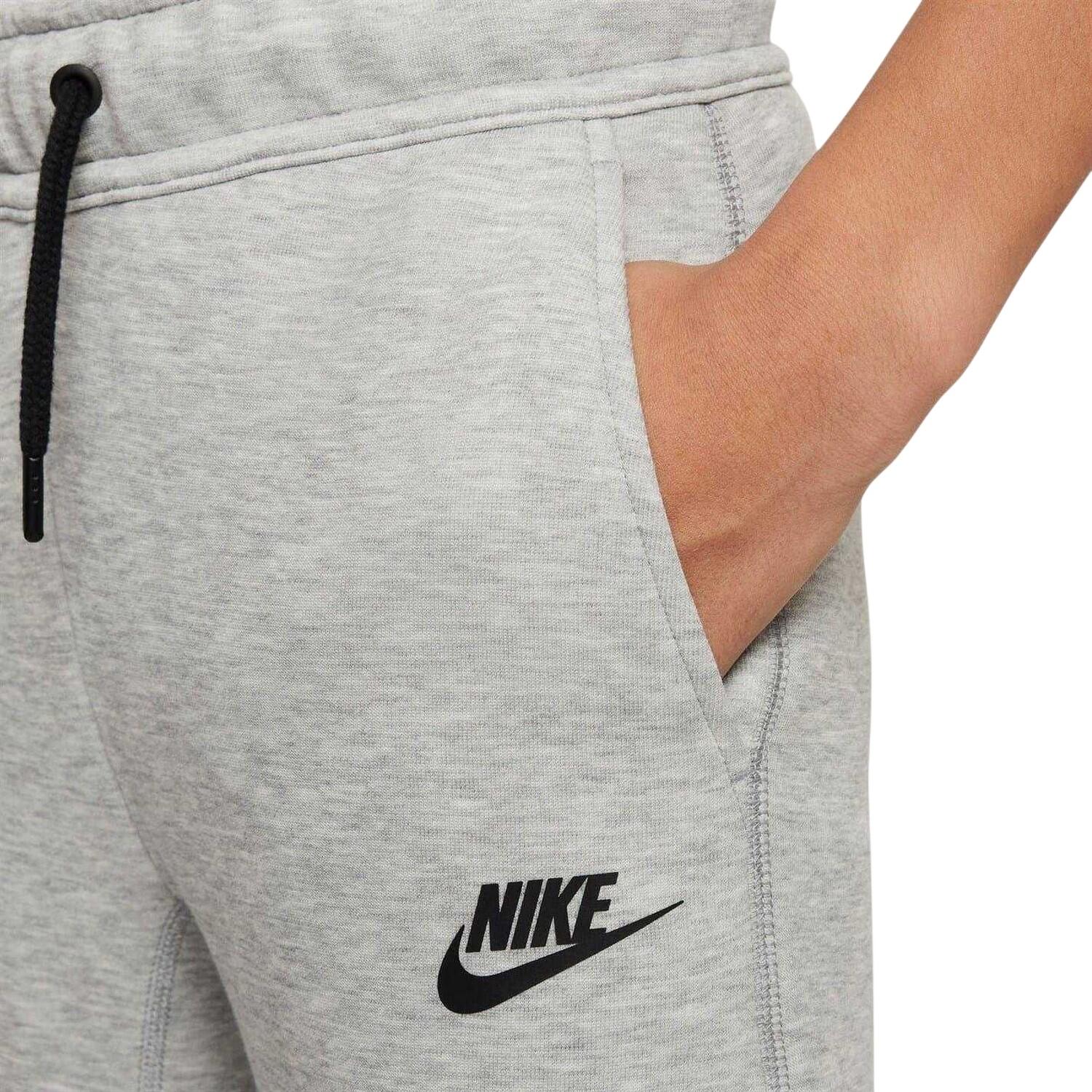 Pantaloni Da Jogging Pile Bambini Nike Tech Grigio Nero 3/3