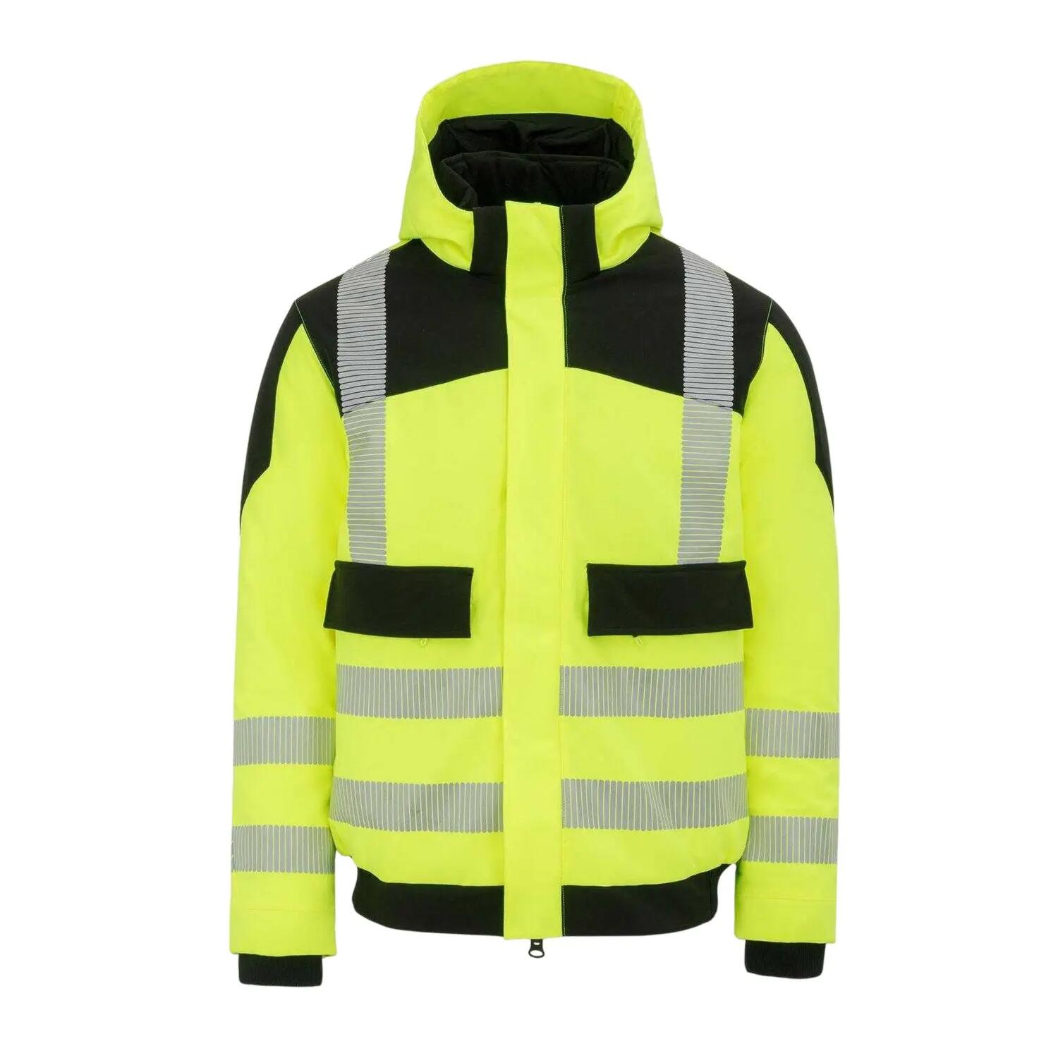 Veste Sécurité Motif/style Haute Visibilité PRO Homme (Jaune) 1/5