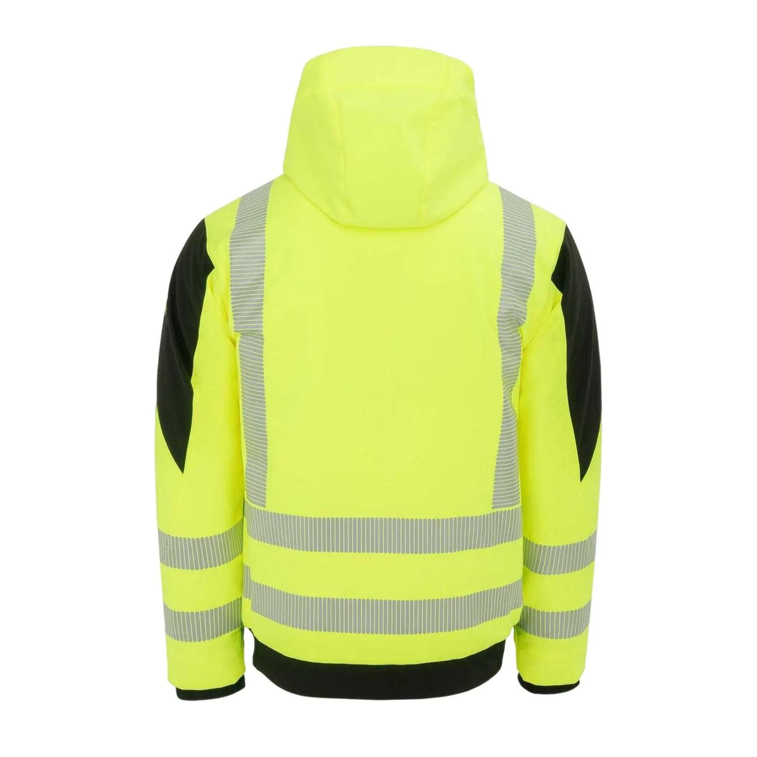 Veste Sécurité Motif/style Haute Visibilité PRO Homme (Jaune) 2/5