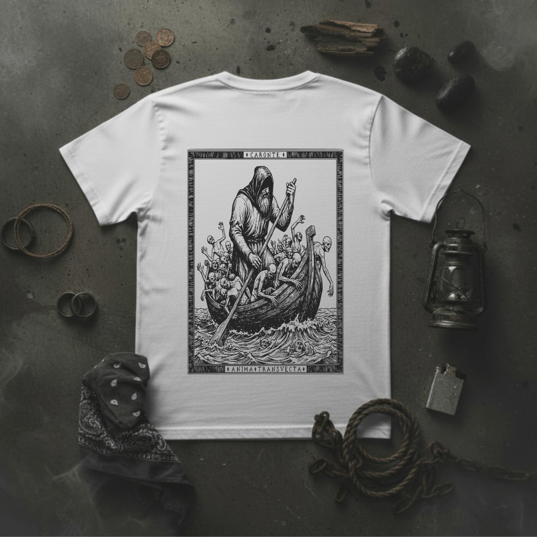 Camiseta Ghettoblaster Caronte Inferno blanca 2/8