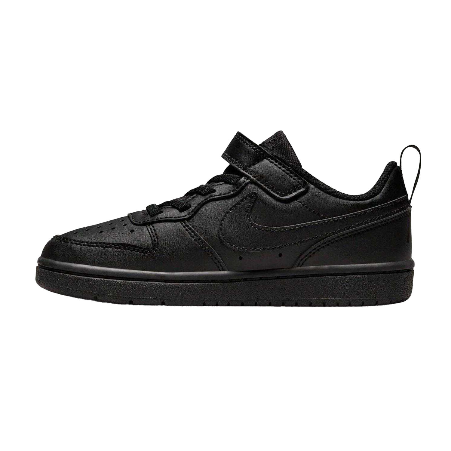 Boys Court Borough Cupsole Trainers (Black) 3/5