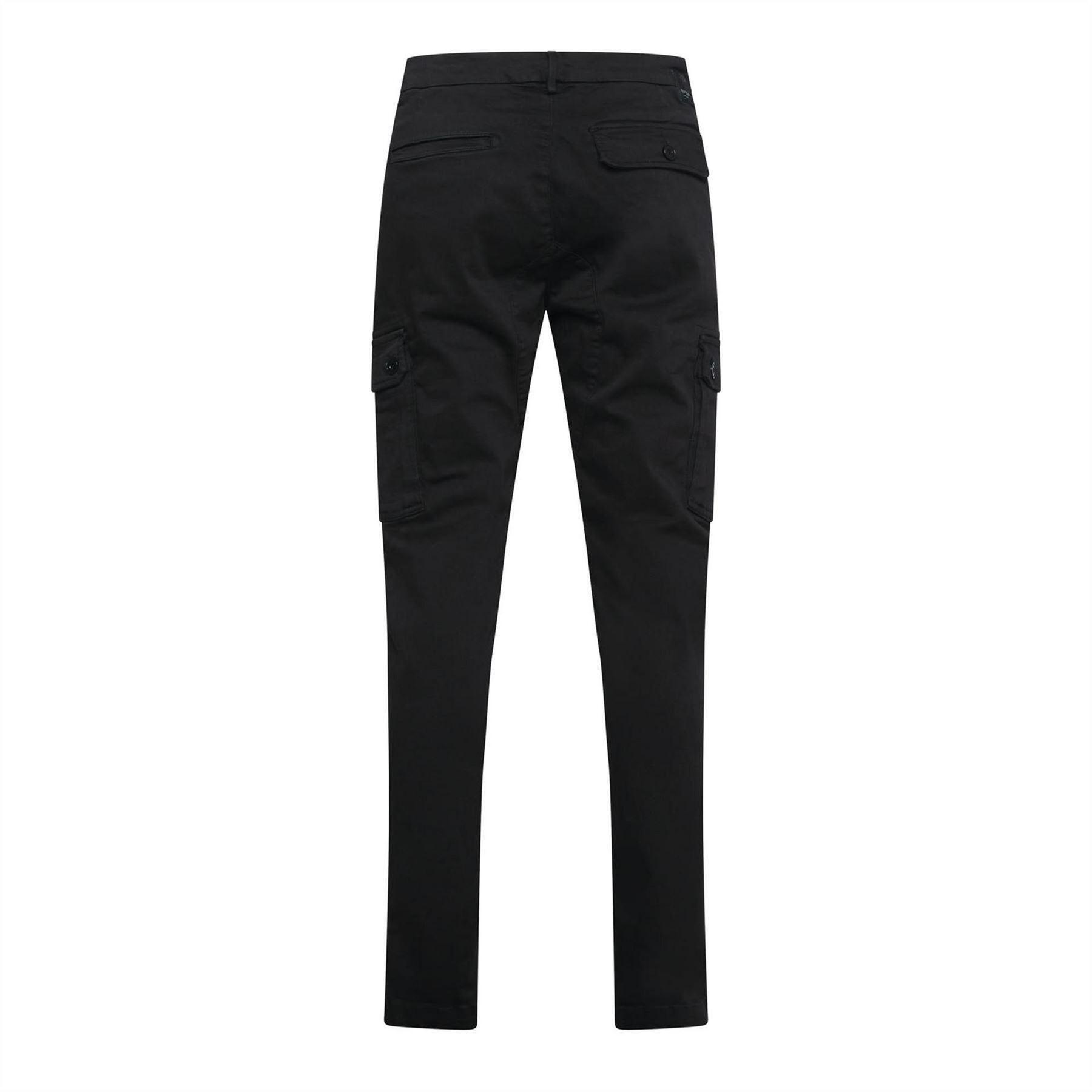 CargoHose für Herren Schwarz 3/4