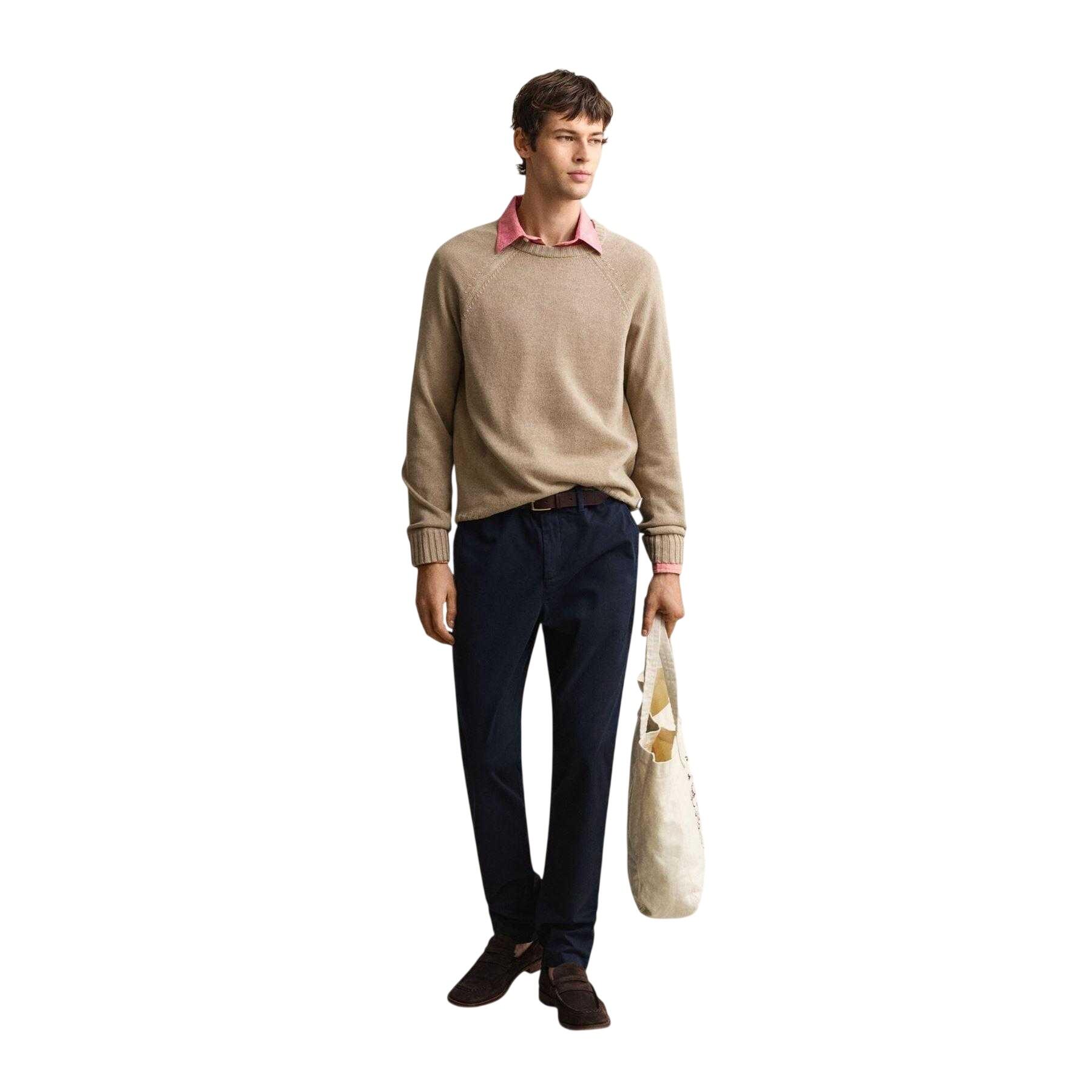 Chino Twill Uomo Gant Blu Sera 5/5