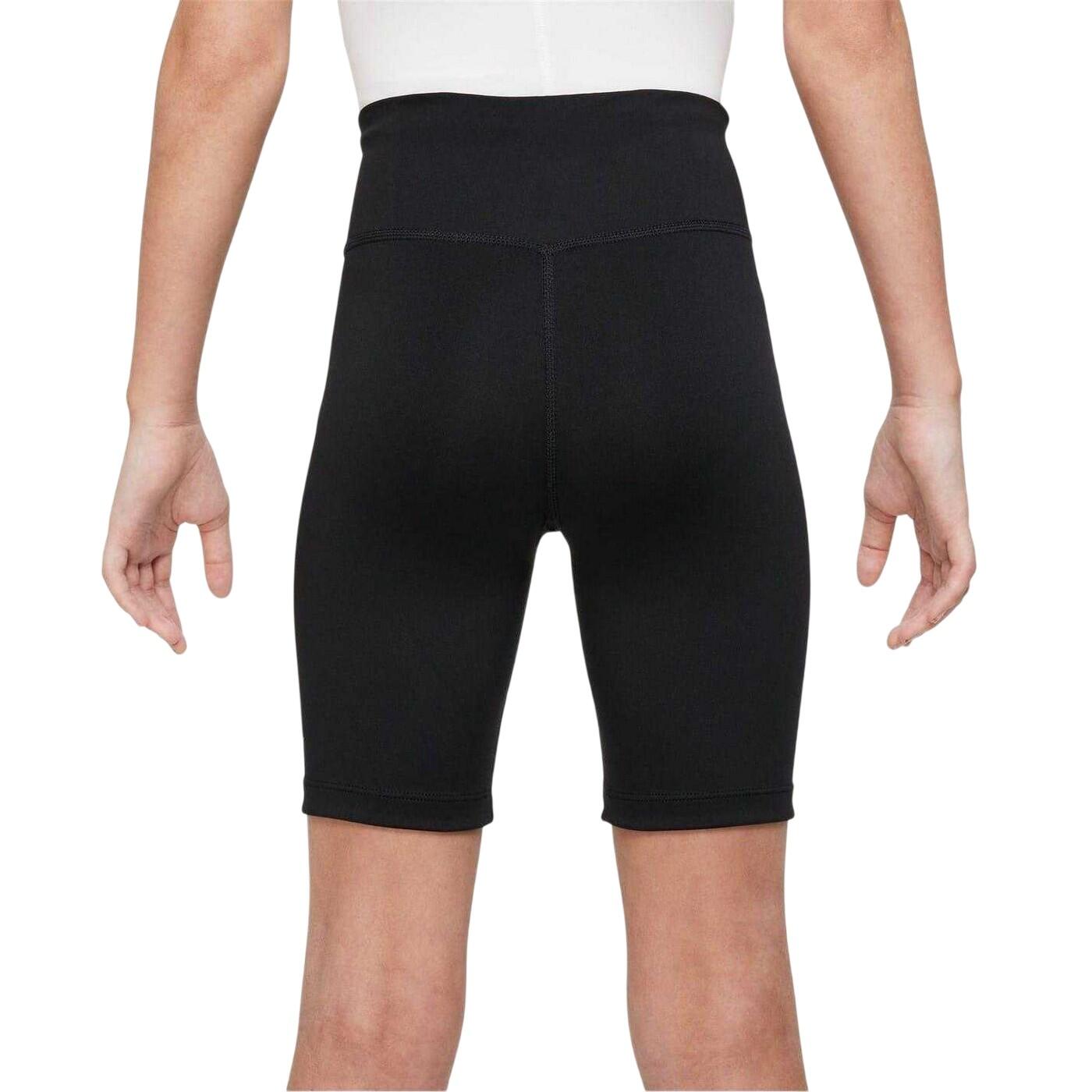 "Sportswear" Radlerhose für Mädchen Kinder Schwarz/Weiß 3/4