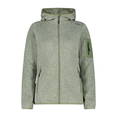Pile donna con cappuccio e zip CMP