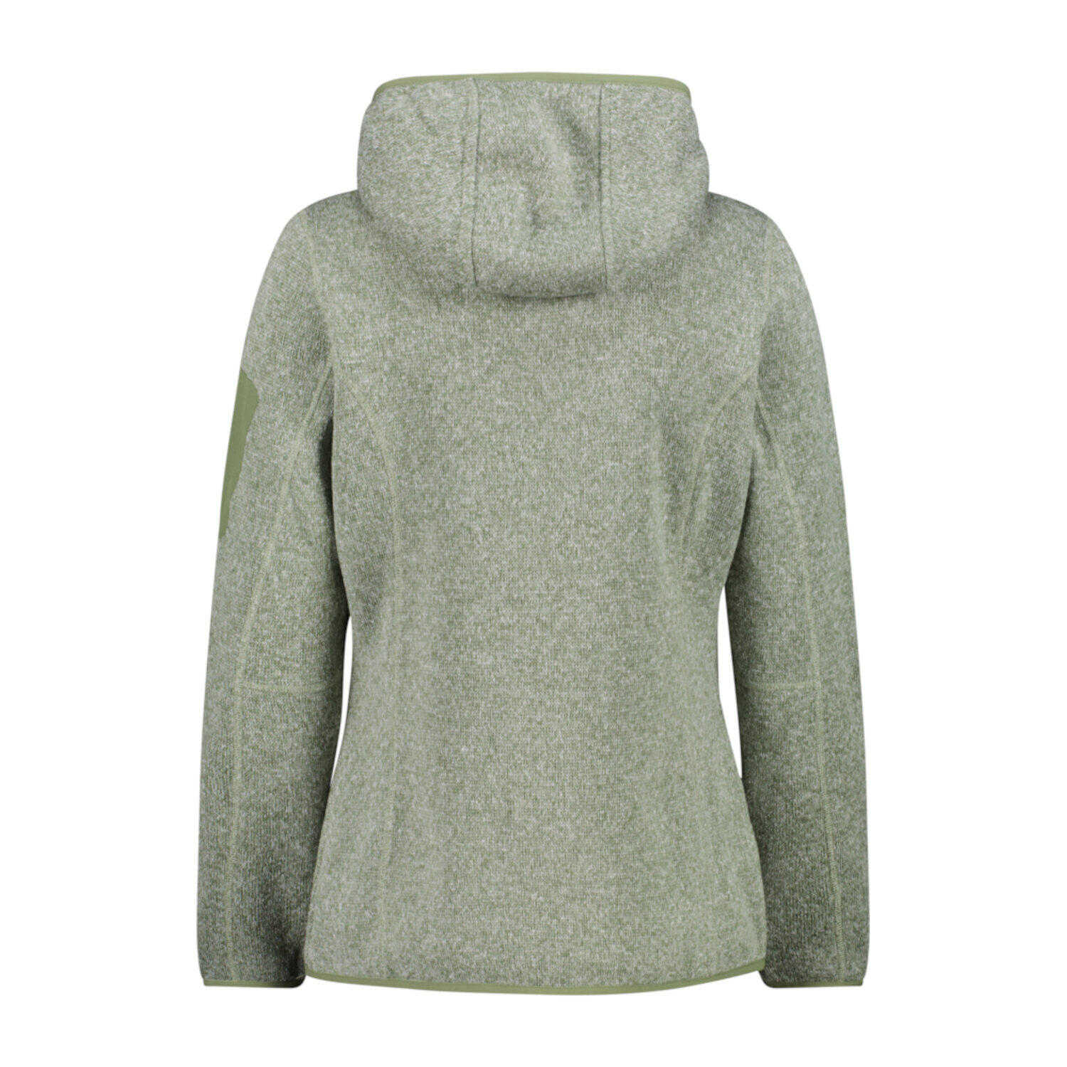 Polaire à capuche épaisse en maille chinée femme CMP Knit-Tech 2/3