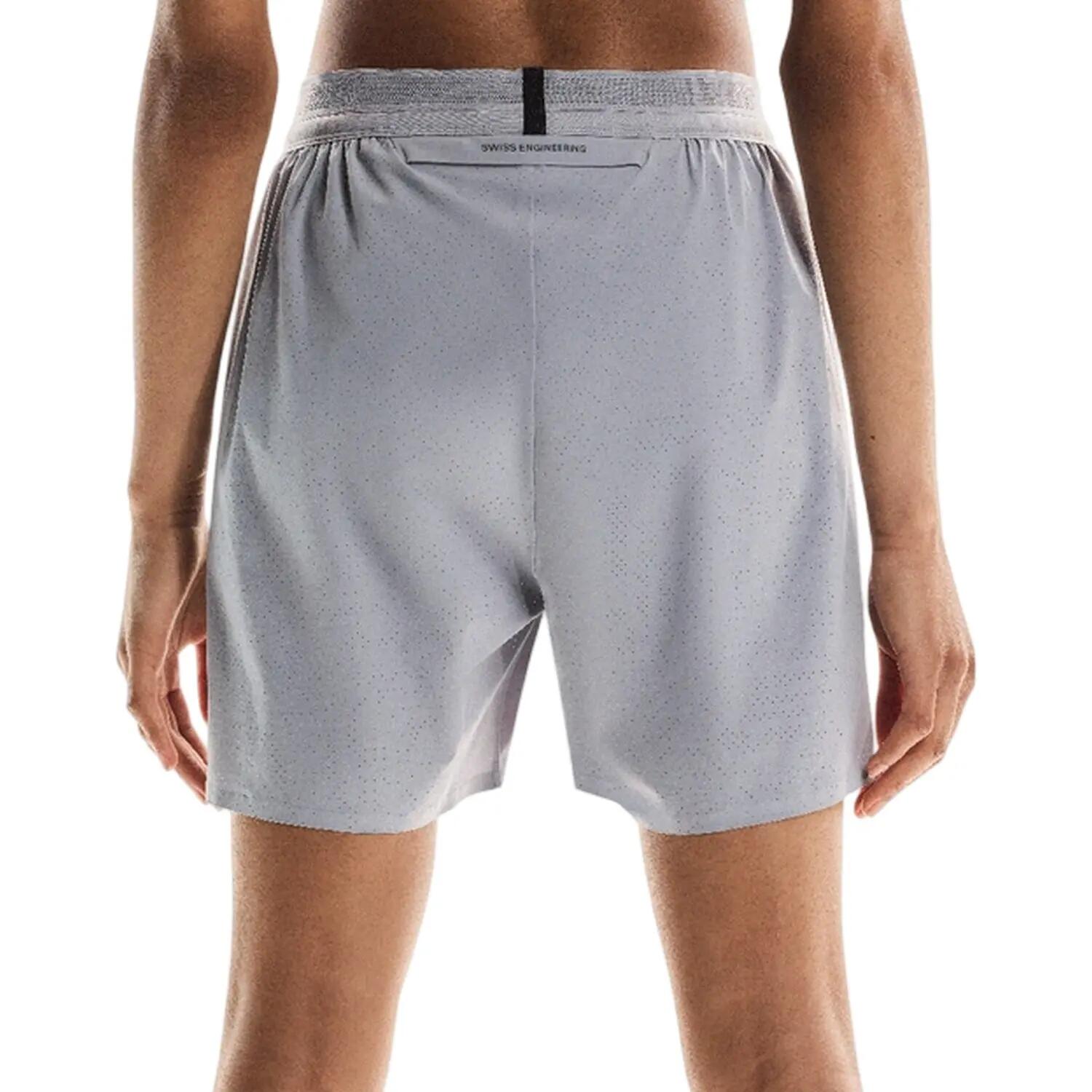 Pantaloncini Da Corsa Girovita Elasticizzato Donna On Running Performance Lilla 3/3