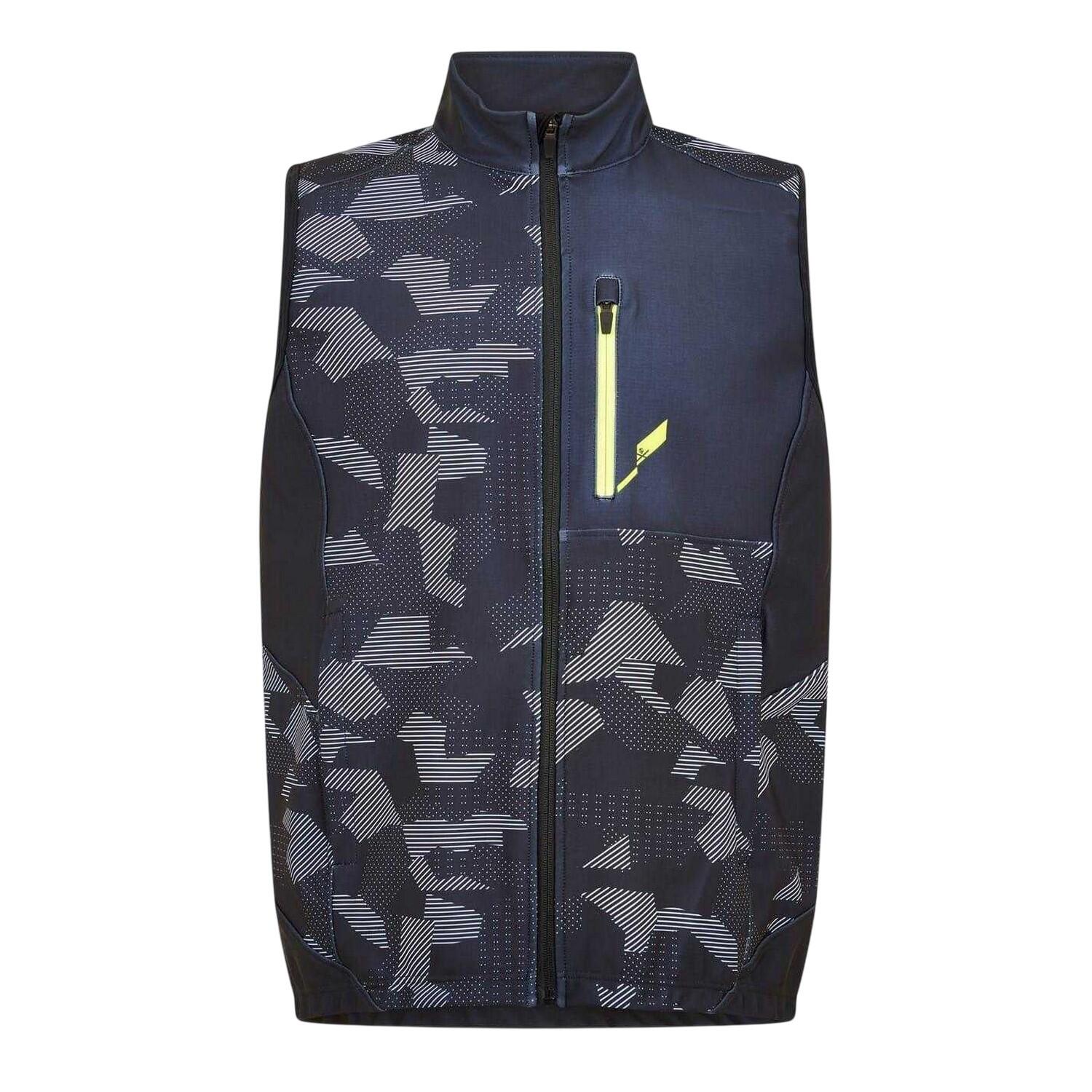 Gilet De Course Motif/style Camouflage LIGHTNING TEAM Homme (Noir) 2/3