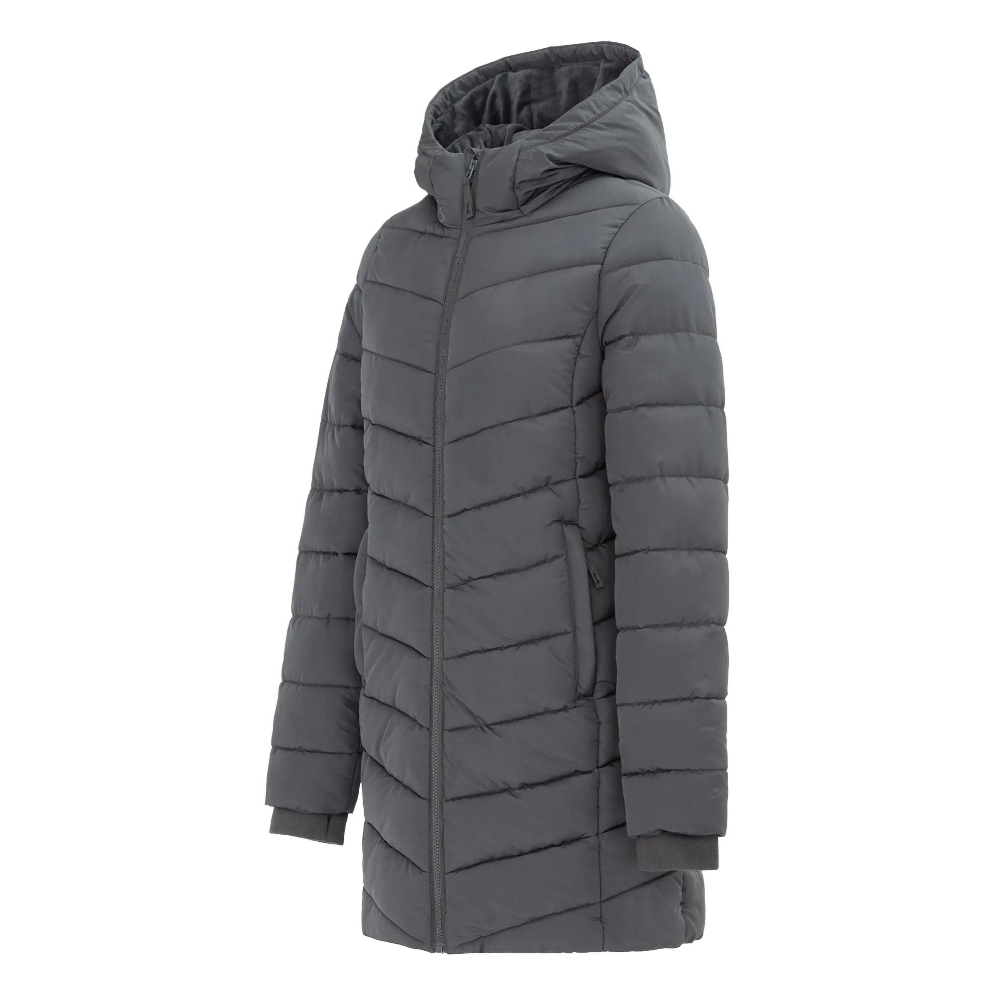 Steppjacke für , MidiLänge, Polyester Damen Holzkohle 3/3