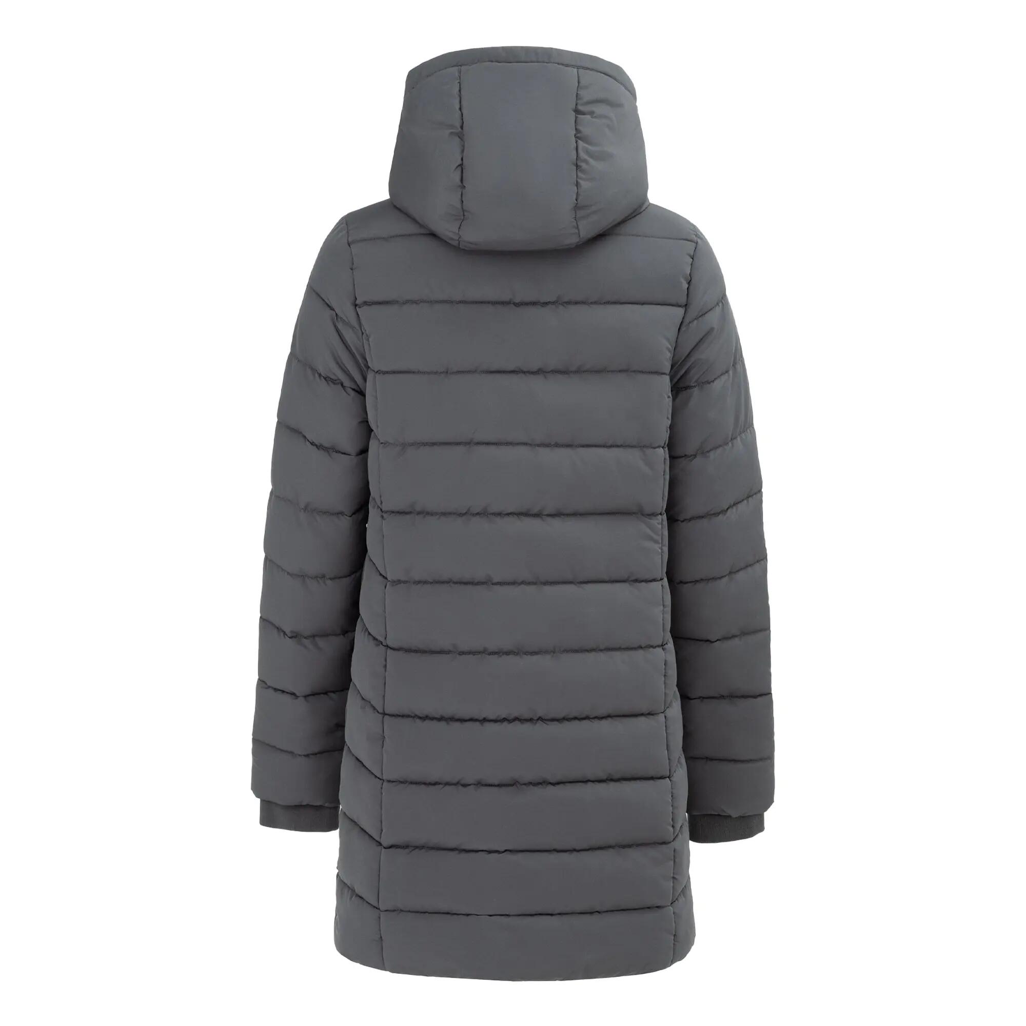Steppjacke für , MidiLänge, Polyester Damen Holzkohle 2/3