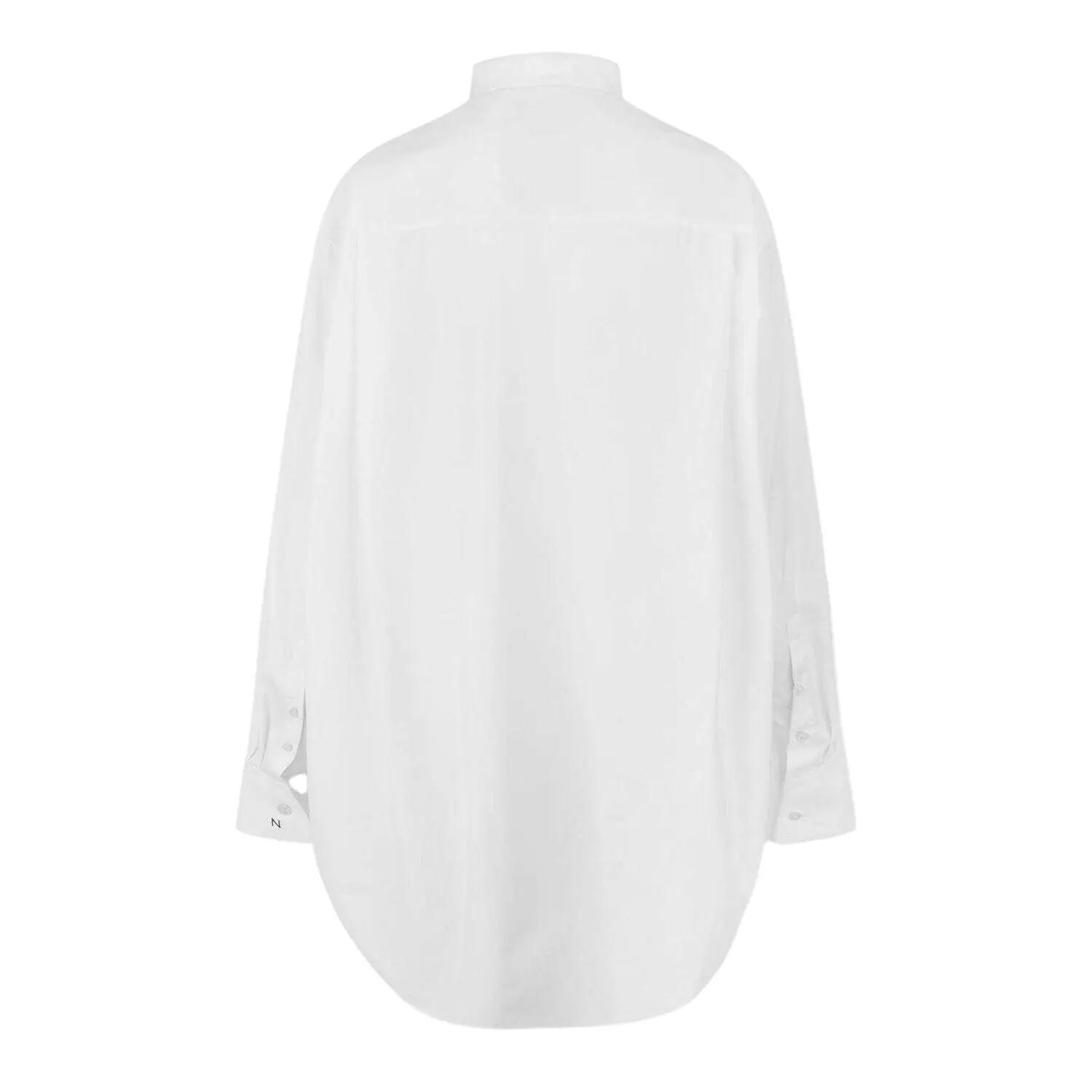 Chemise Manches Longues Femme (Blanc) 2/3