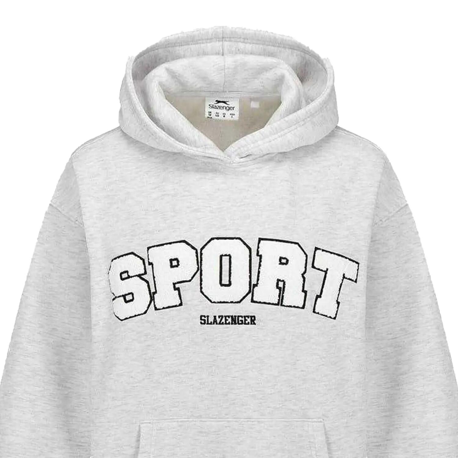 Sweat À Capuche SPORT Femme (Gris Clair Pâle Chiné) 3/3