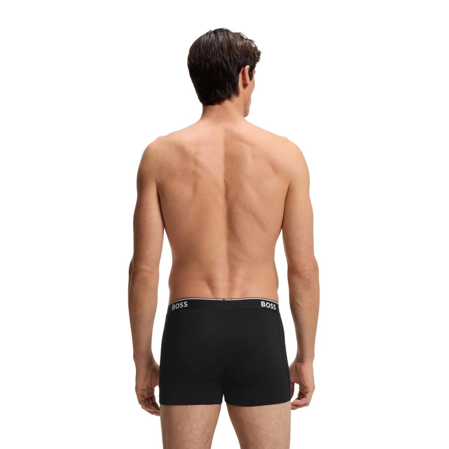 Boxer Logo Uomo Misura Confezione 3 Boss Marrone 3/3
