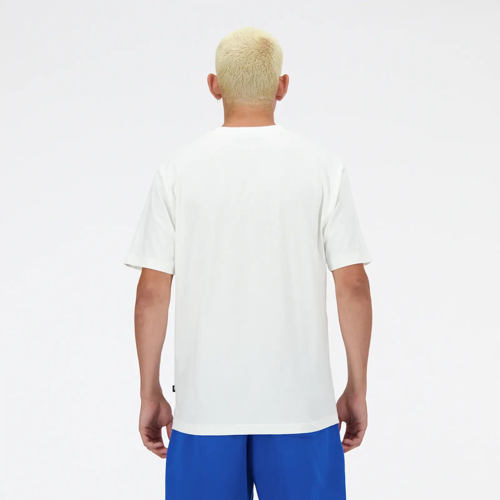 New Balance Athletics Premium Logo T-Shirt, bianco, unisex uomo 6/7