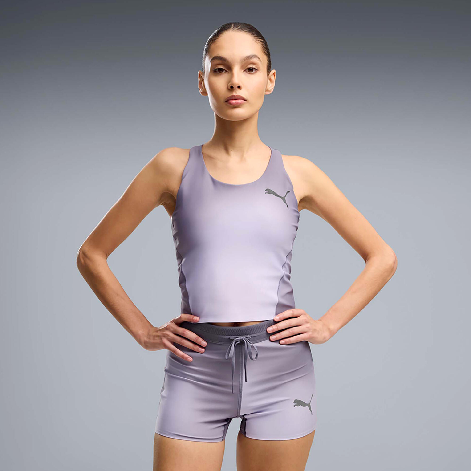 Top Puma W Lightspeed Aop Crop Top Damskie 2/5