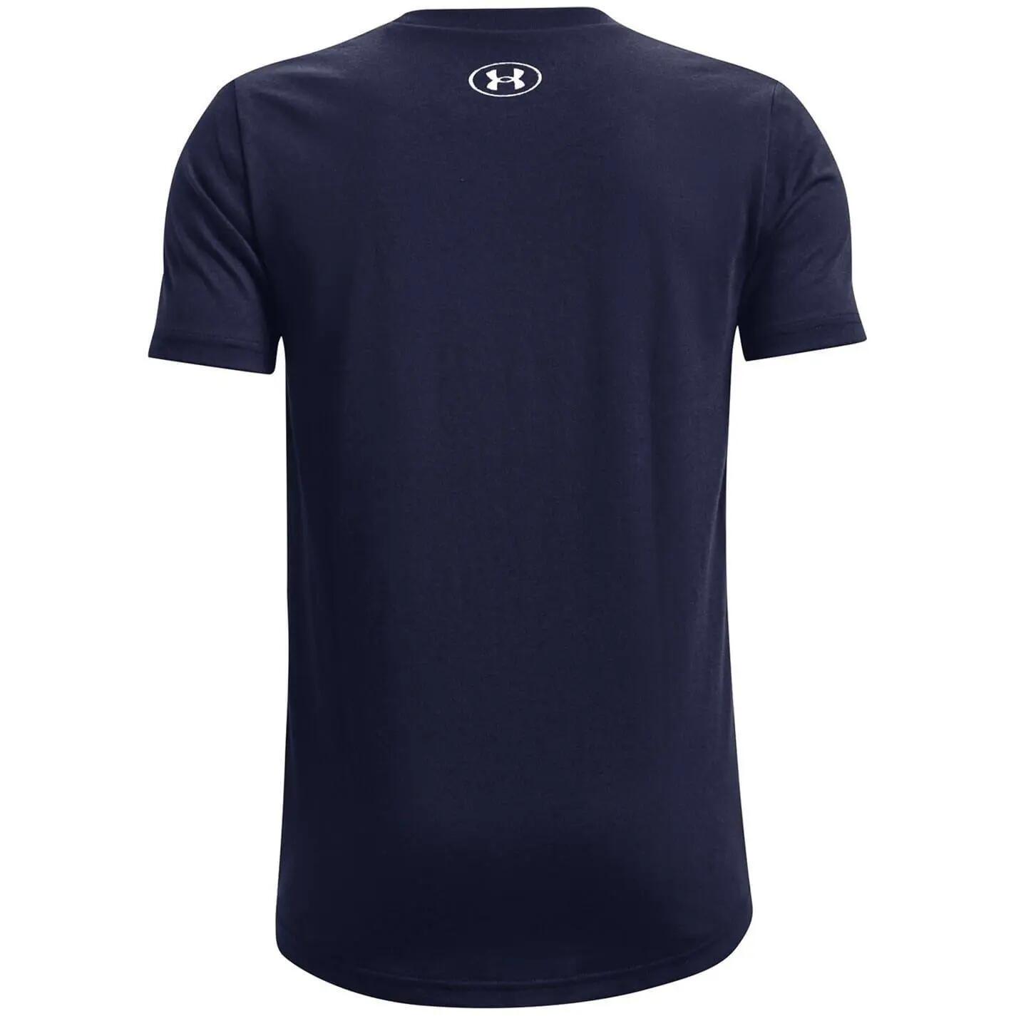 TShirt für Jungen, kurzärmlig Kinder Marine/Grau 2/3