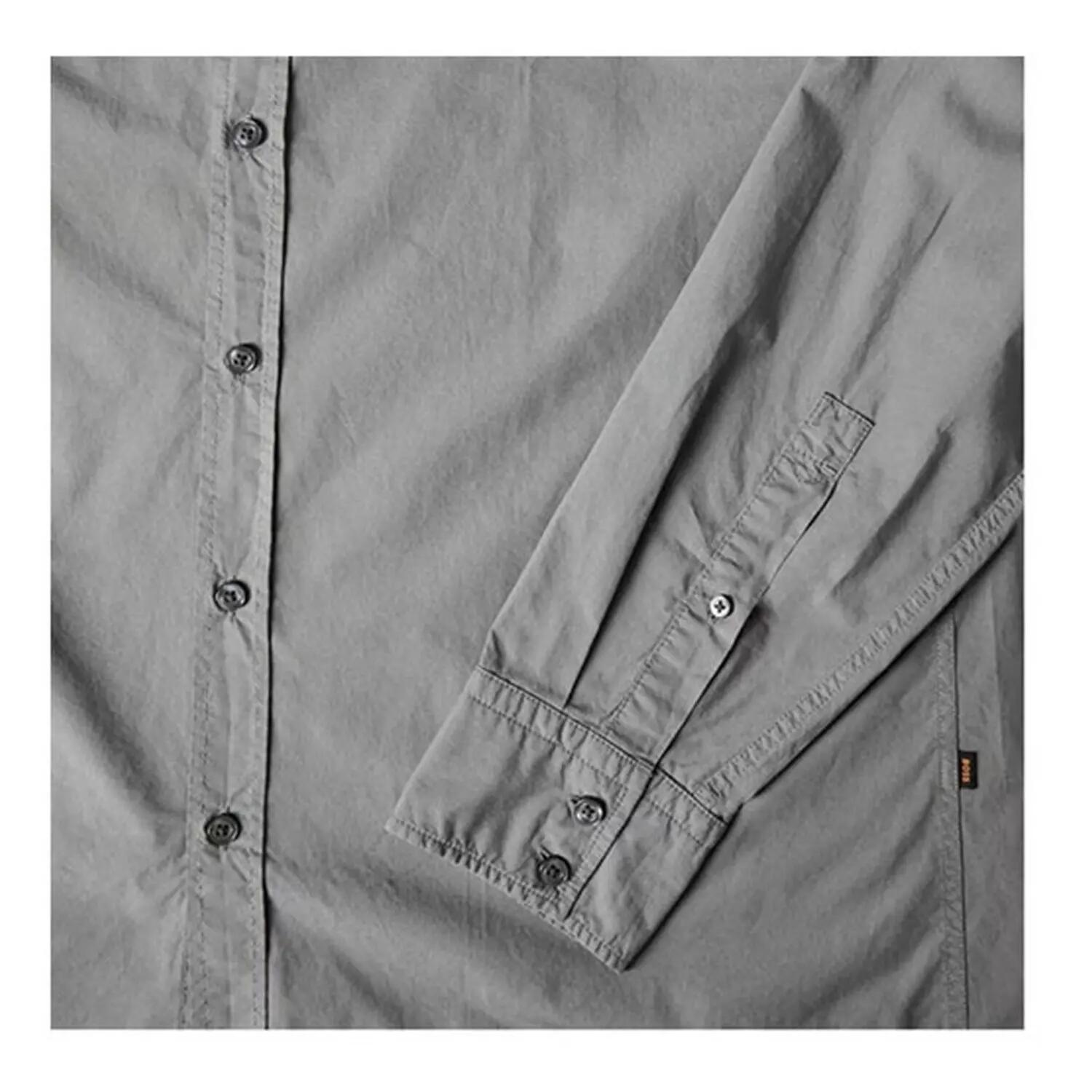 Camicia Manica Lunga Uomo Boss Relegant 6 M Grigio 3/4