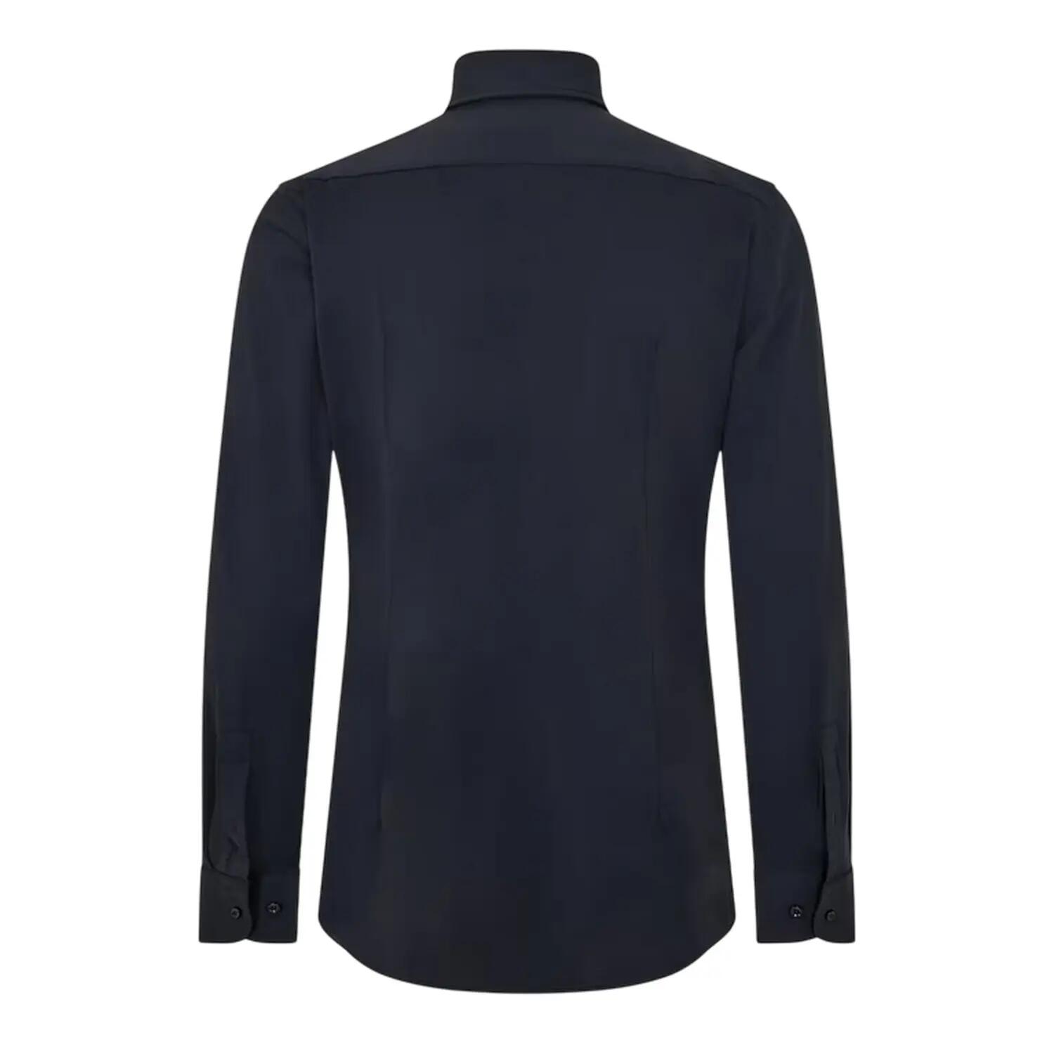 PHank Camicia Oxford Collare Kent Manica Lunga Uomo Boss P-Hank Nero 2/3