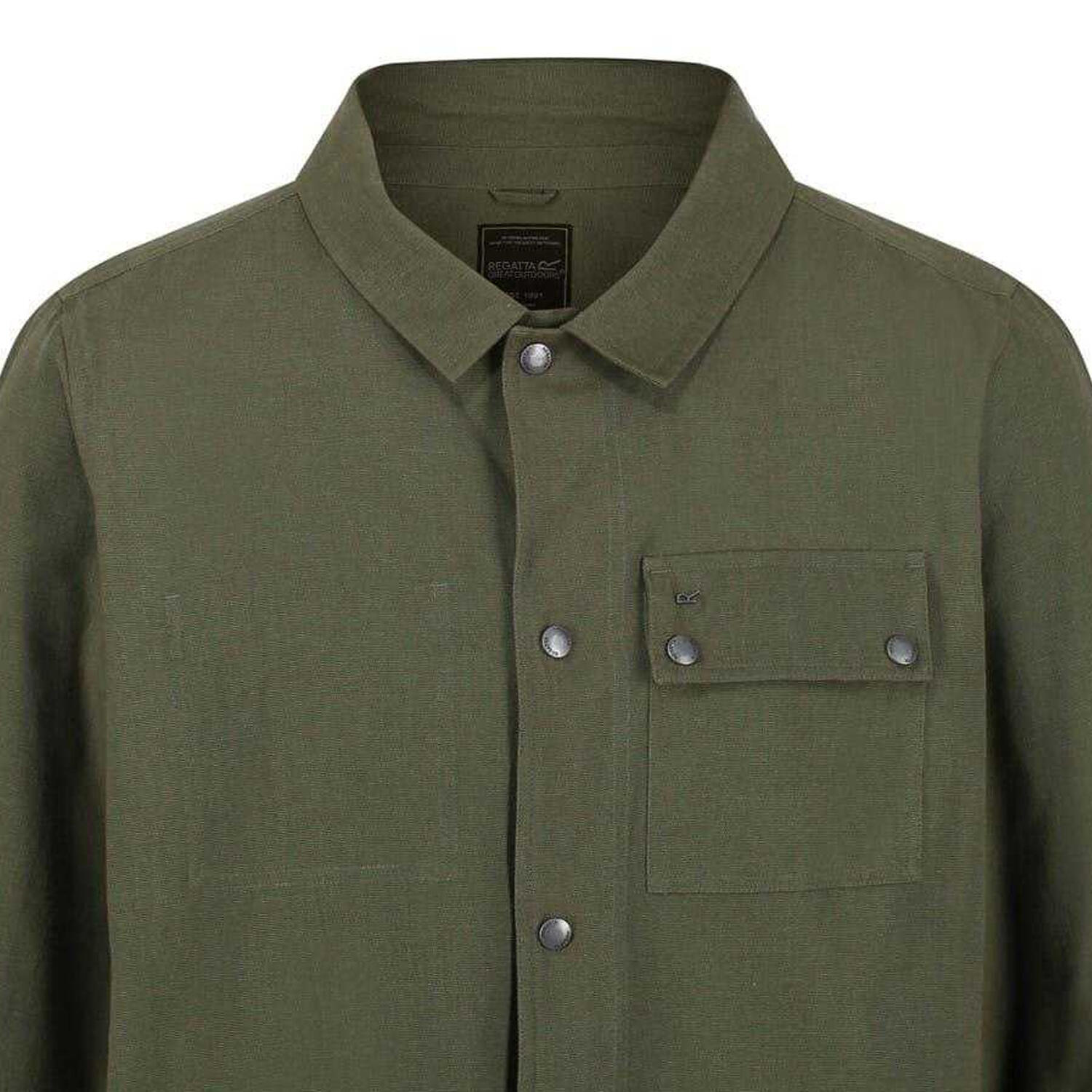Camicia Semplice Manica Lunga Uomo Regatta Jayden Capulet 3/4