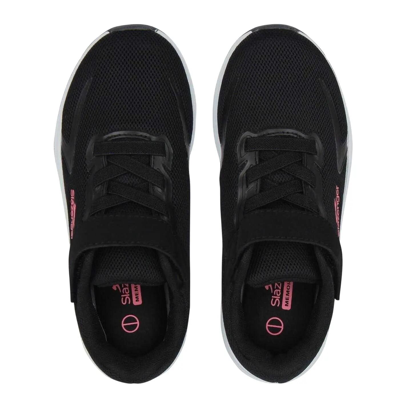 "Assent" Sneaker für , Klettverschluss Kinder Schwarz/Pink 4/4