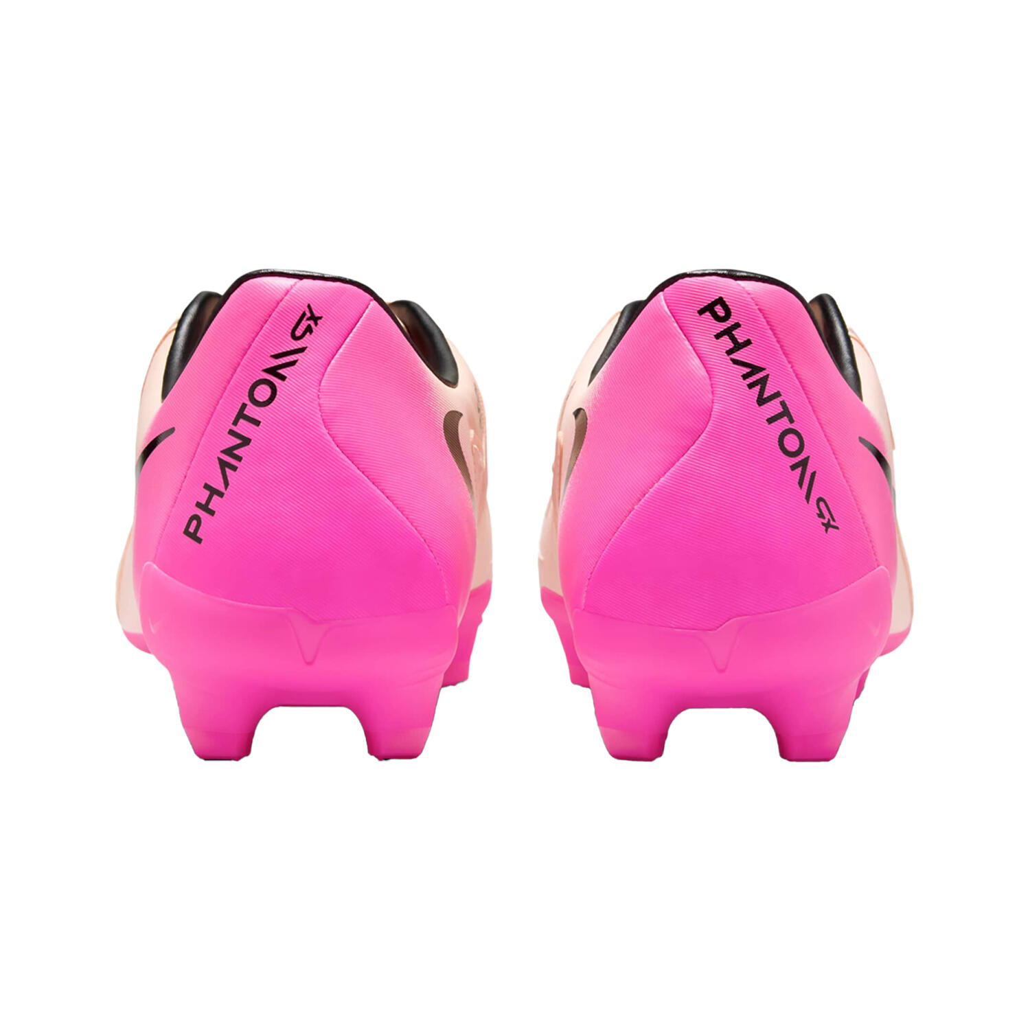 Chaussures De Foot Pour Terrain Ferme PHANTOM GX ACADEMY Homme (Orange / Rose) 2/5