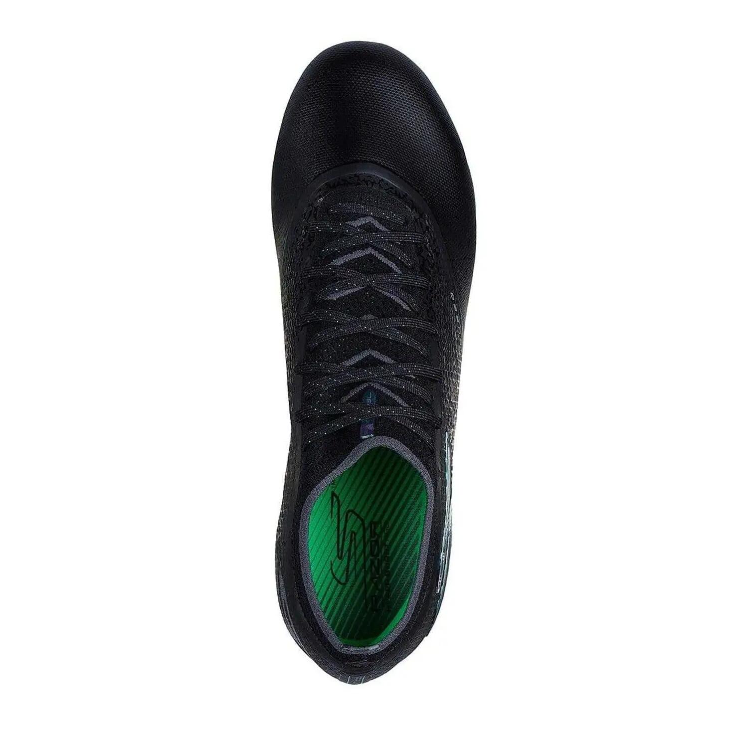 Chaussures De Foot Pour Terrain Ferme RAZOR ELITE Homme (Noir / Argenté) 3/6