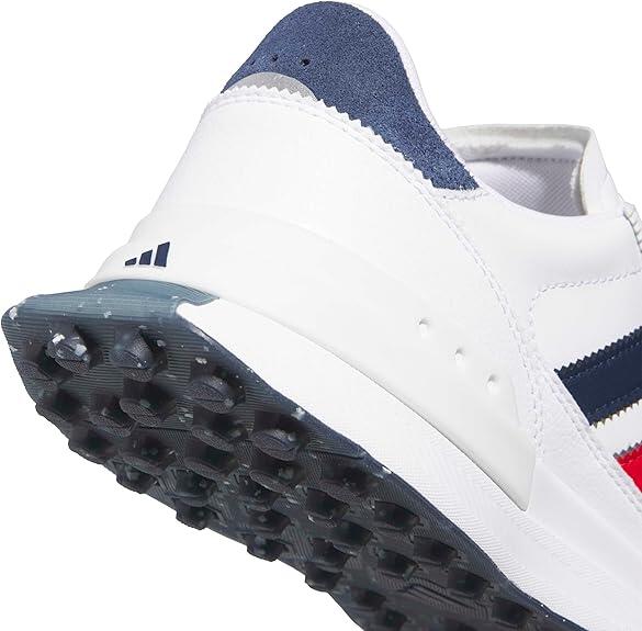 Adidas S2G SL BOA 26, chaussures de golf pour homme, blanc, bleu, rouge 5/6