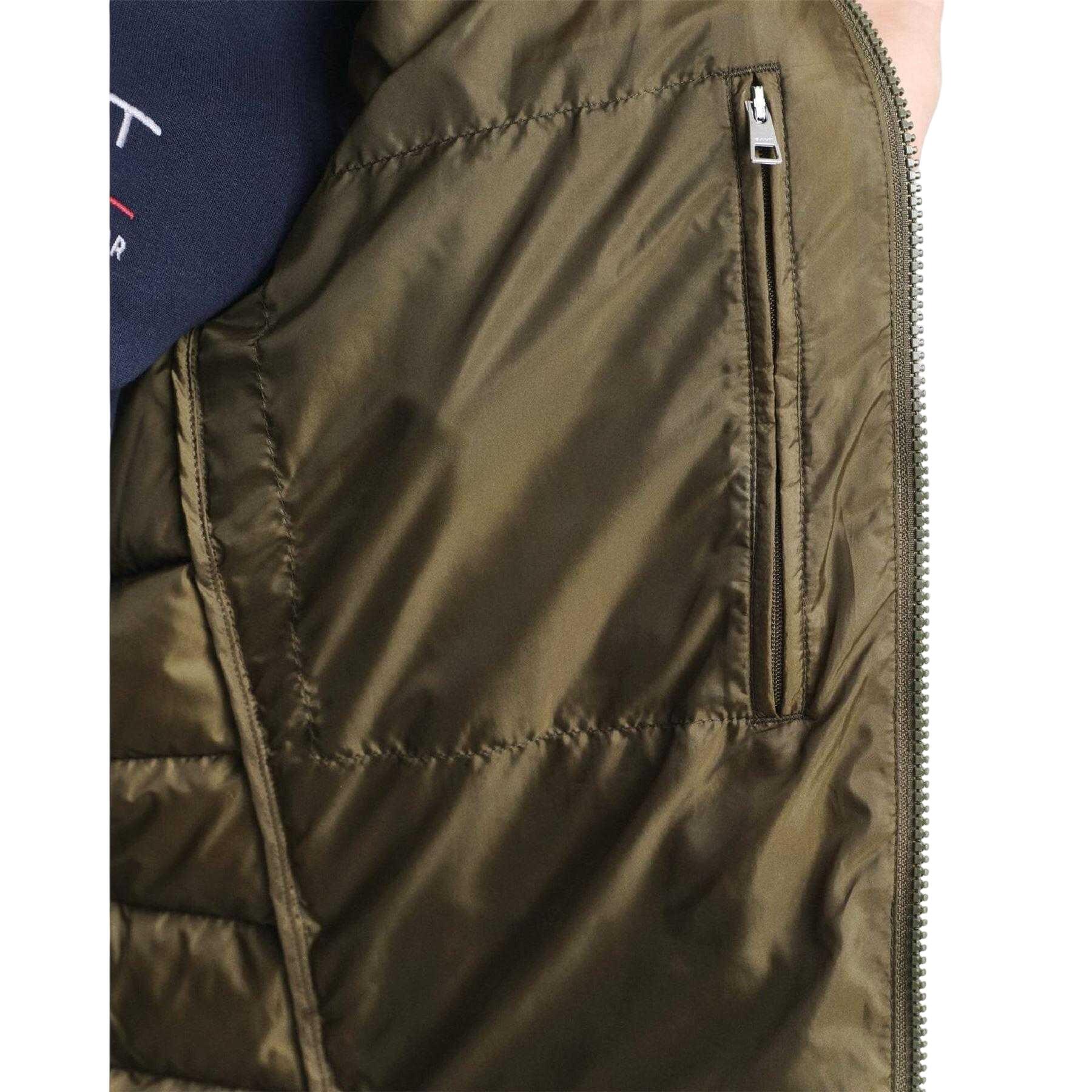 Mens Down Lightweight Gilet (Green) 5/5