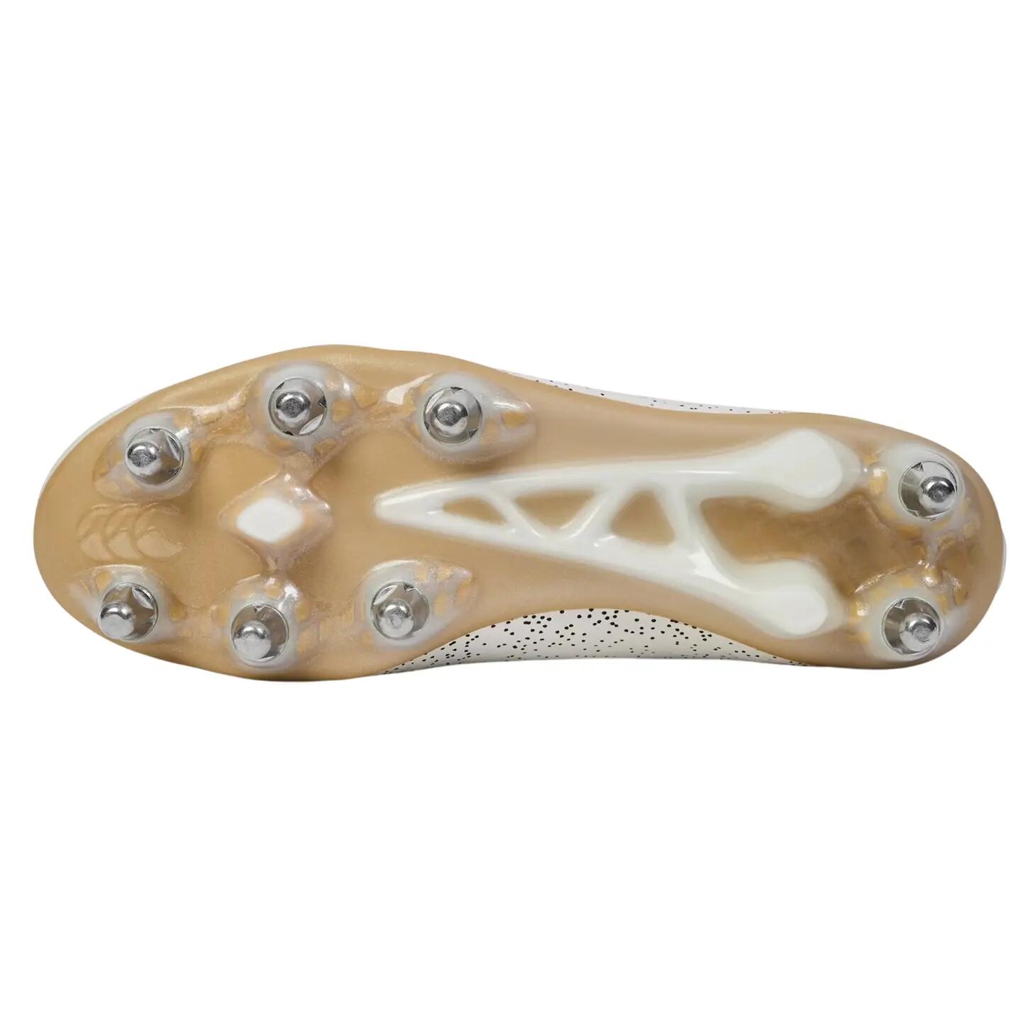 Chaussures De Rugby Pour Terrain Souple PRO Homme (Blanc) 3/4