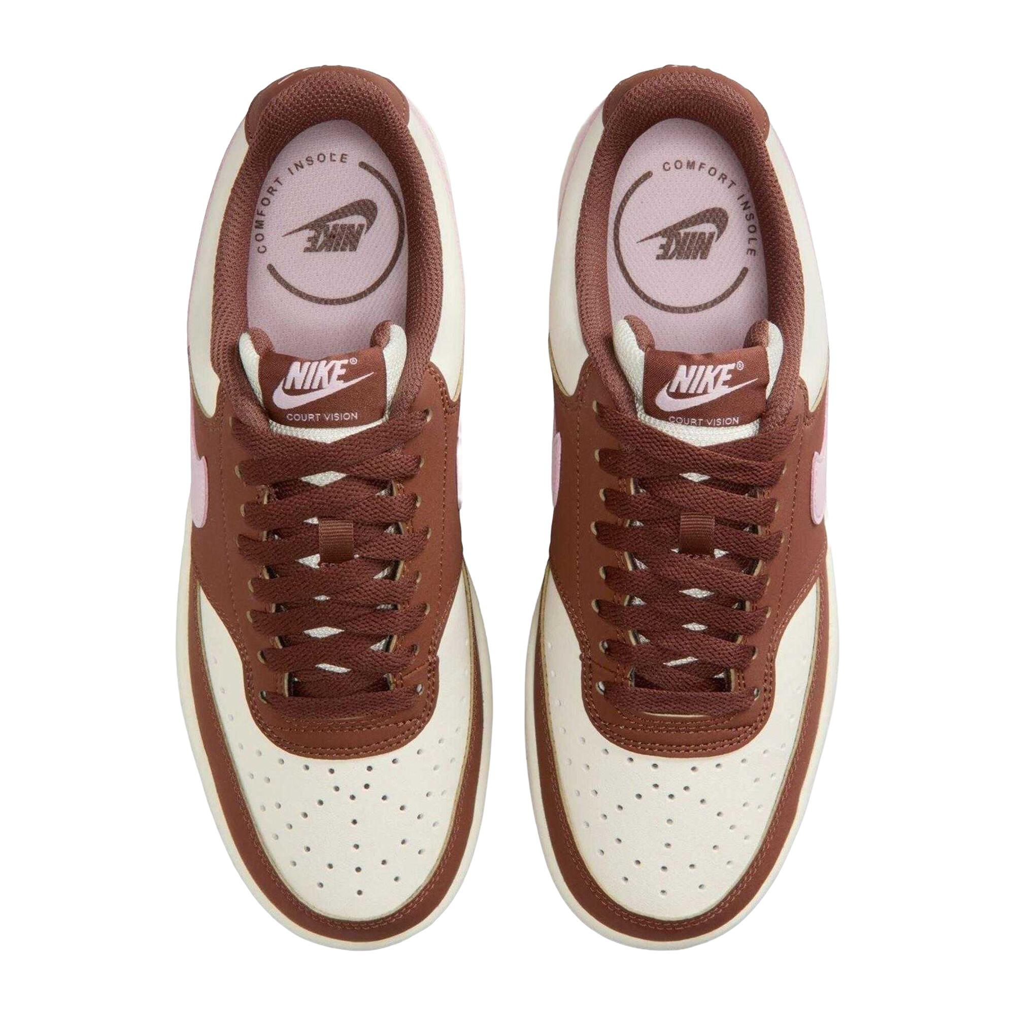 Scarpe SportiveDonna Nike Vision Low Next Nature Marrone Rosa 4/5