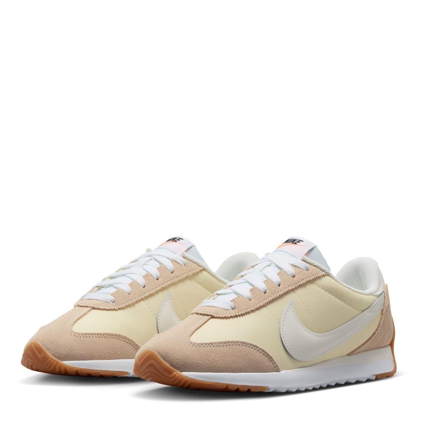 "Waffle Debut" Sneaker für , Wildleder, Keilabsatz Damen Naturweiß/Gummi Rosa 3/5