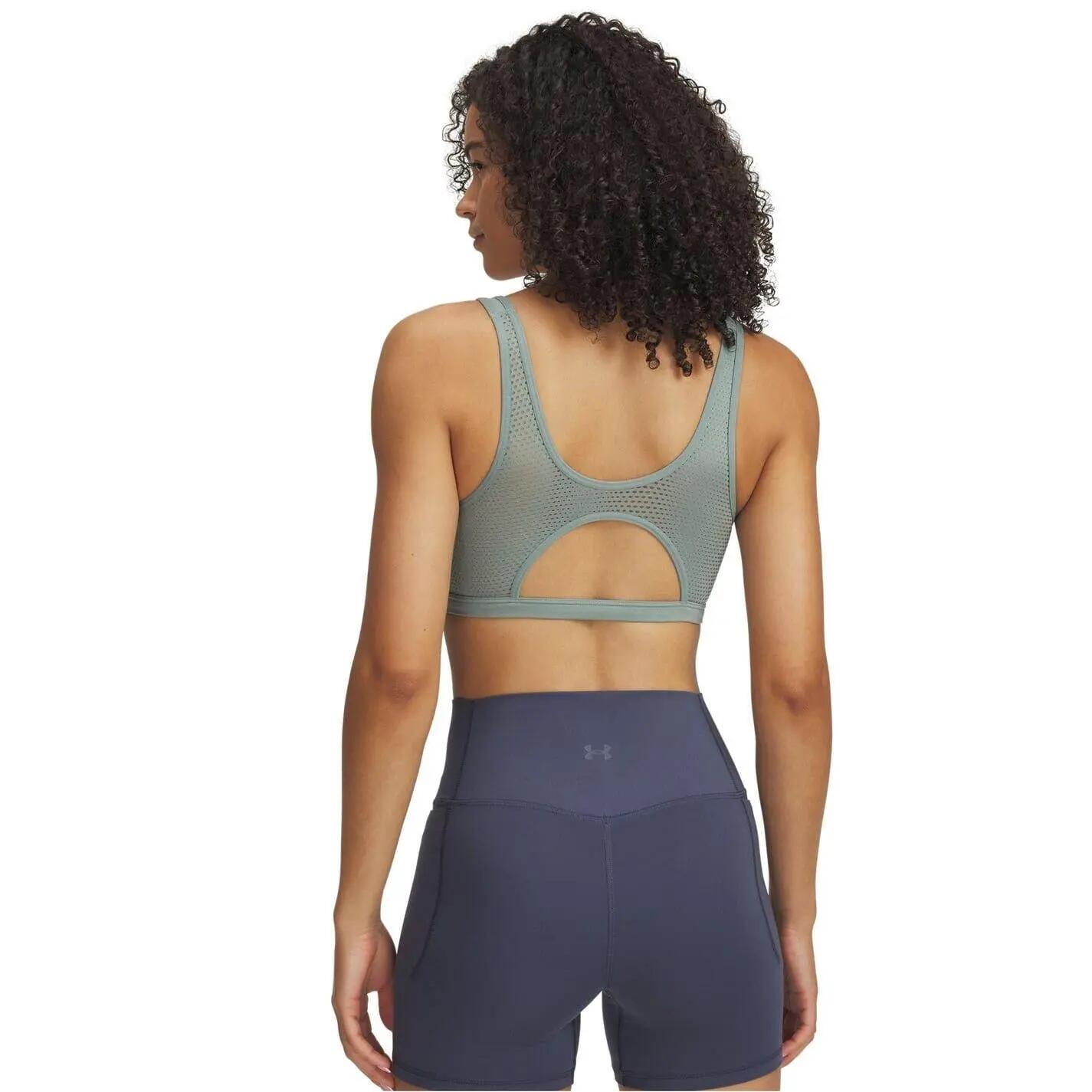 Reggiseno Sportivo Basso Impatto Donna Under Armour Infinity Verde 3/5