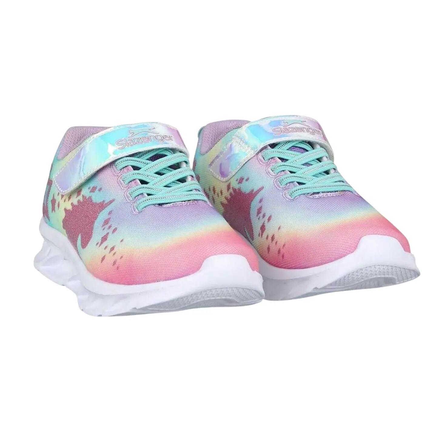 Childrens/Kids Alie 2.0 Unicorn Glitter Light Up Trainers (Multicoloured) 4/4