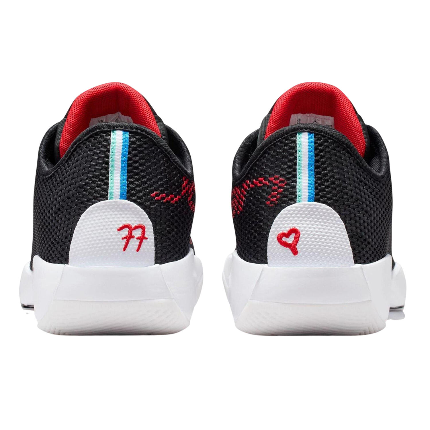 "Luka 77" Basketball Schuhe für Herren Schwarz/Rot 2/4