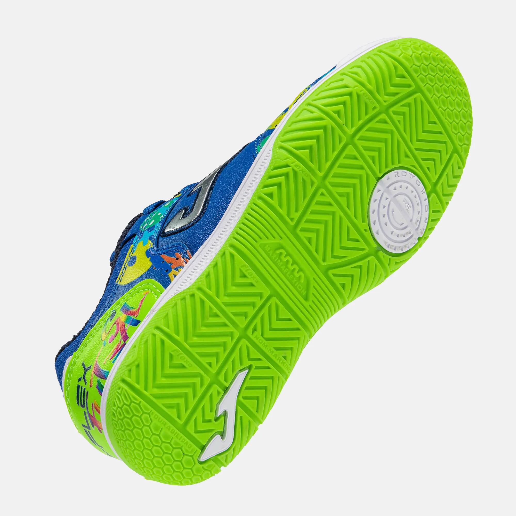 Zapatillas Fútbol Sala Niños Joma Top Flex Jr 26 IN Royal 5/5