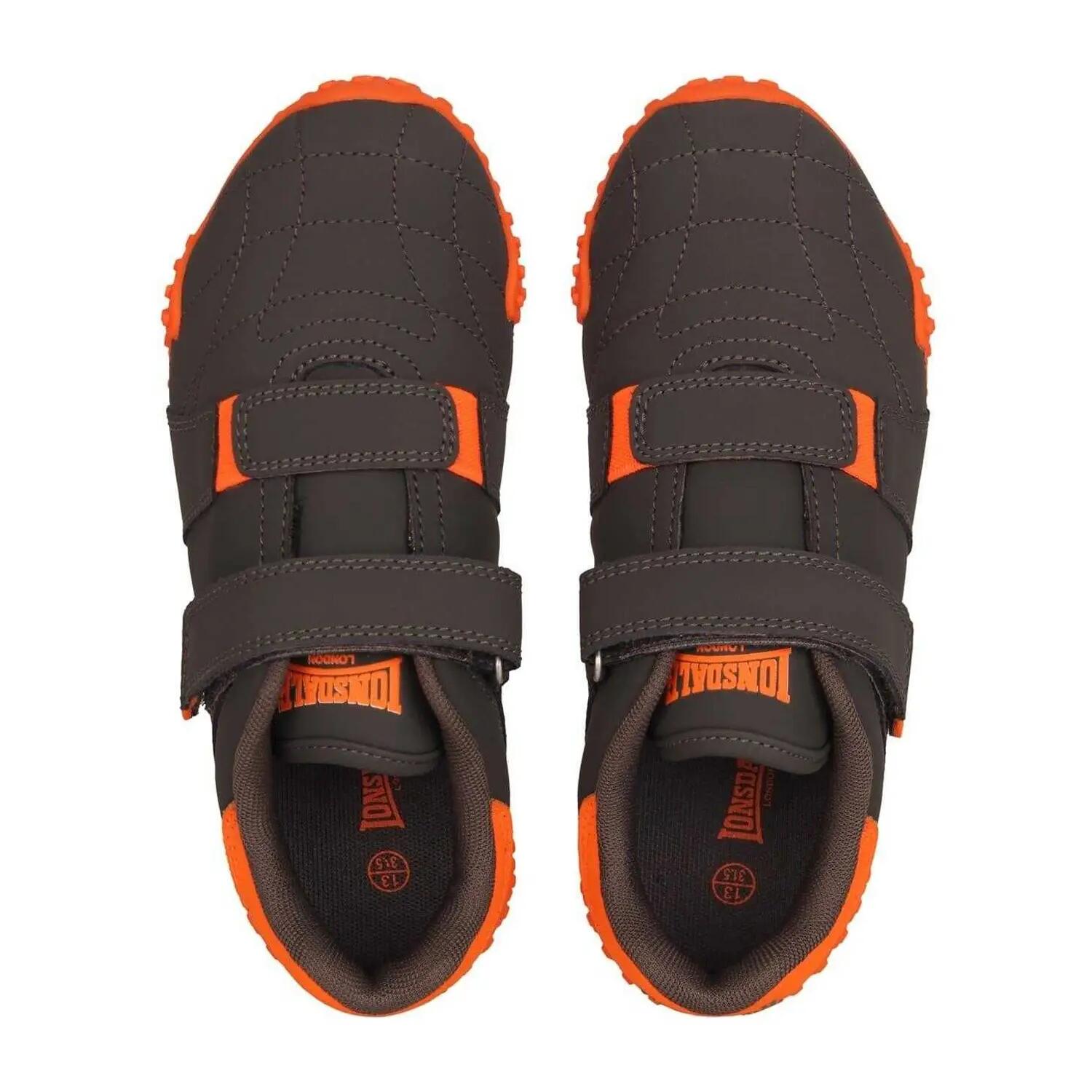 "Fulham" Sneaker für , Leder Kinder Holzkohle 4/5