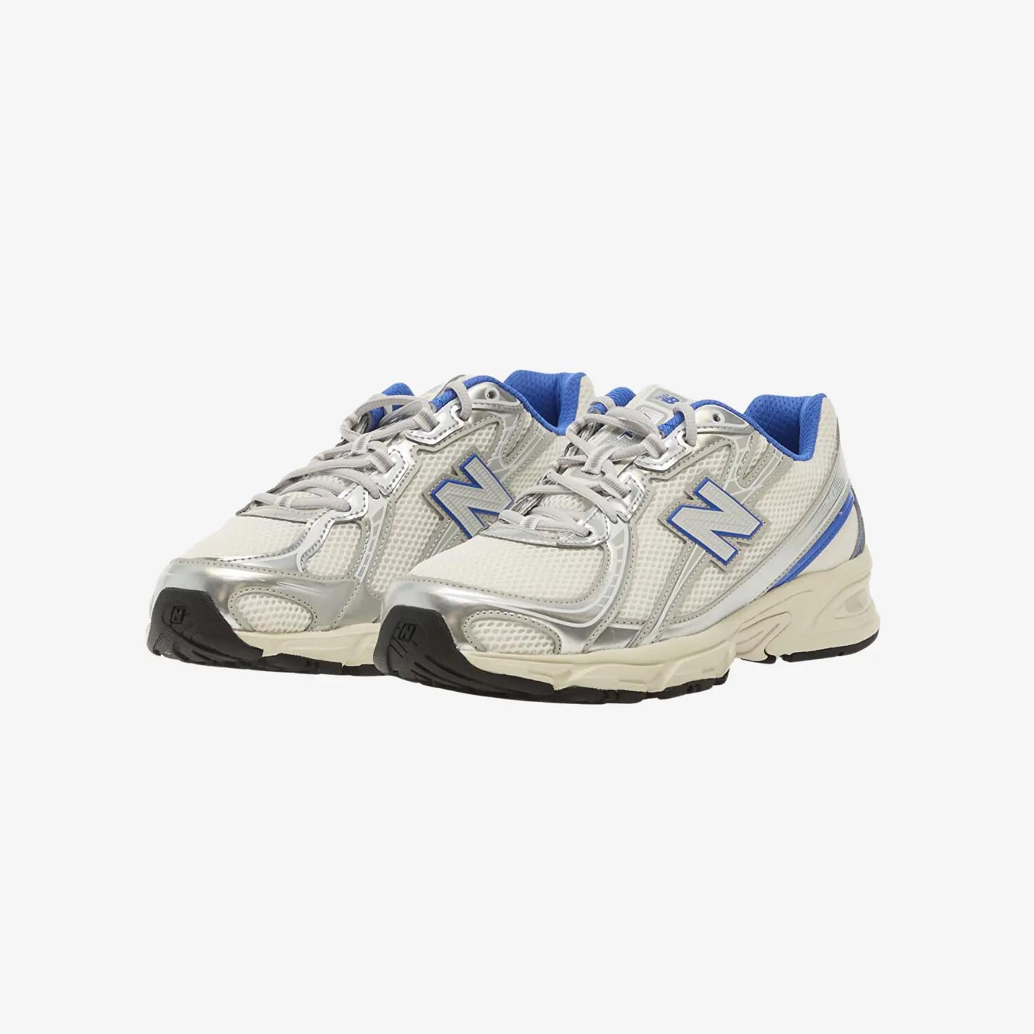 New Balance U740 34F uomo - scarpa sportiva bianco-argento, taglia 37 2/4