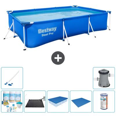 Bestway steel pro rechthoekig - 300x201x66 cm - 8-delig s22244