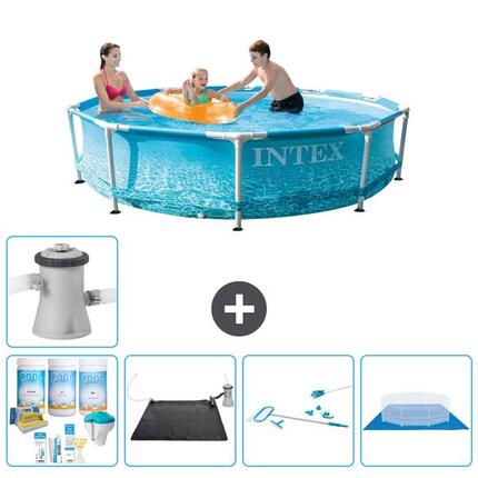 Piscine Tubulaire Ronde - 305x76 cm - 6-pièces S20964