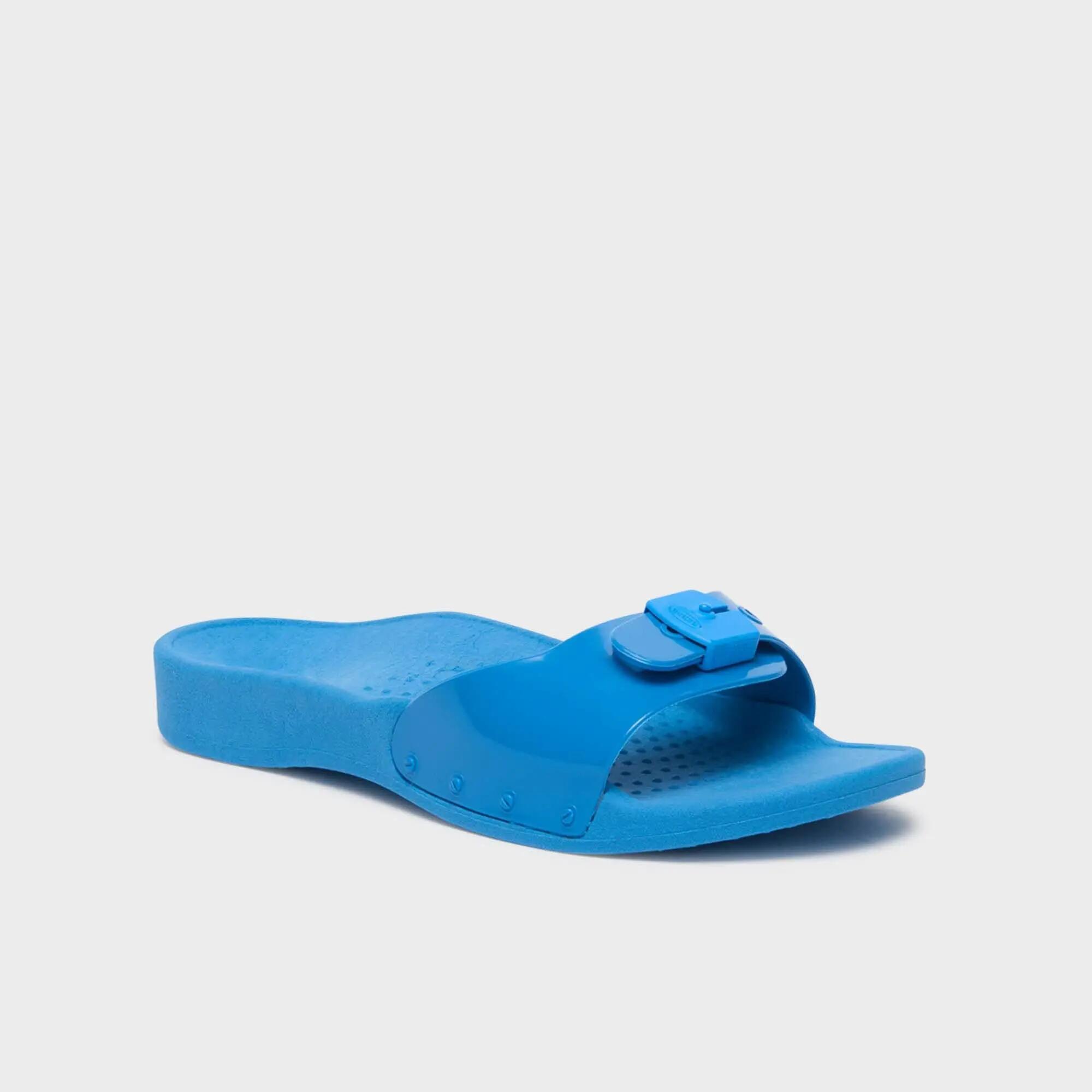 Badslippers Zwemmen dames Scholl Sun Petrolblauw 2/4