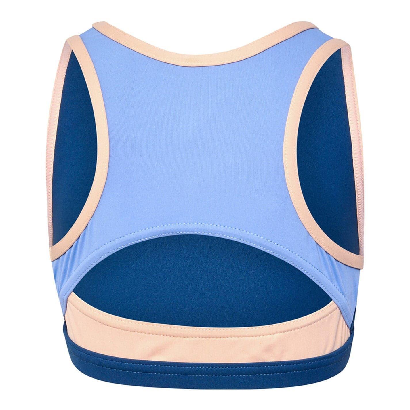 Girls Colour Block TwoPiece Swimsuit (Dark Denim) 2/5