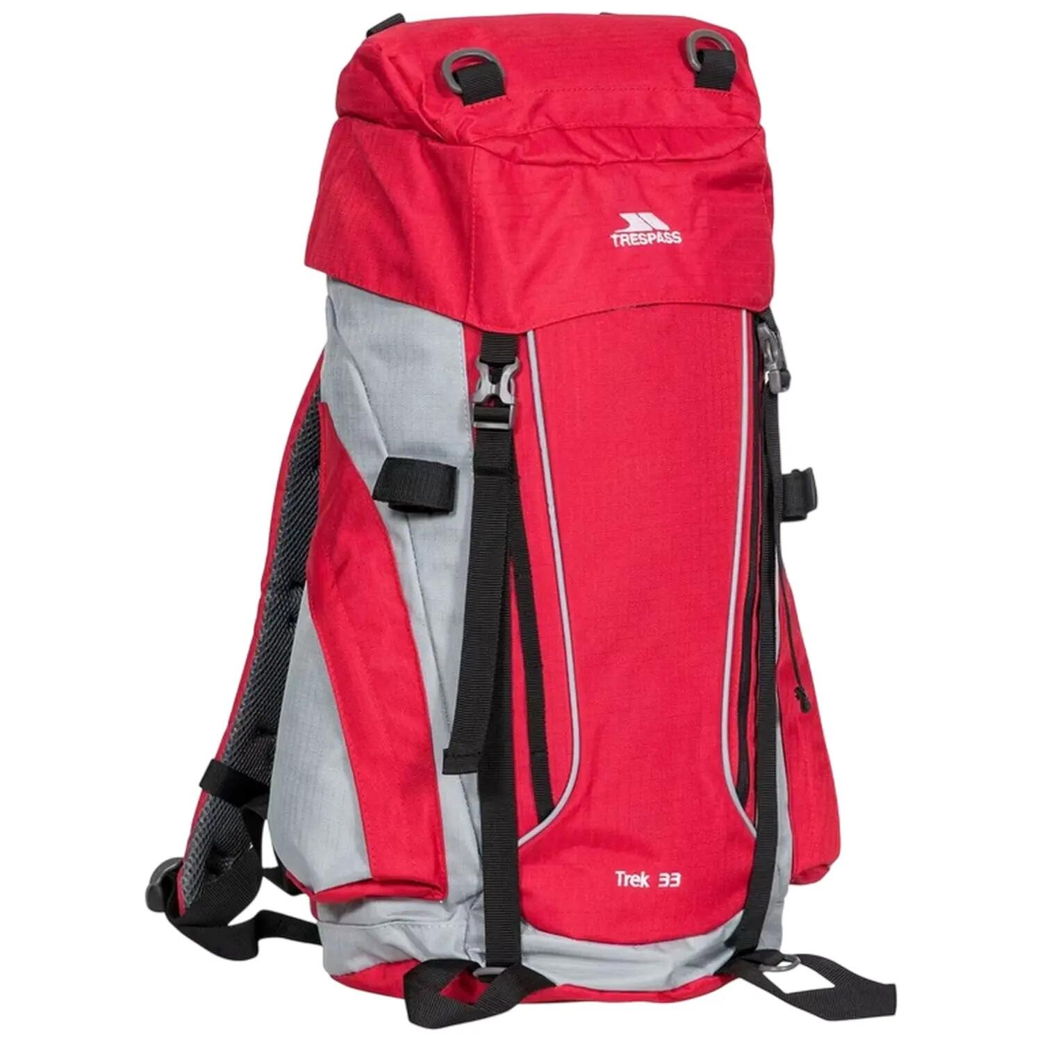 Trekking 33L Zaino Trespass Tono Rosso 3/5