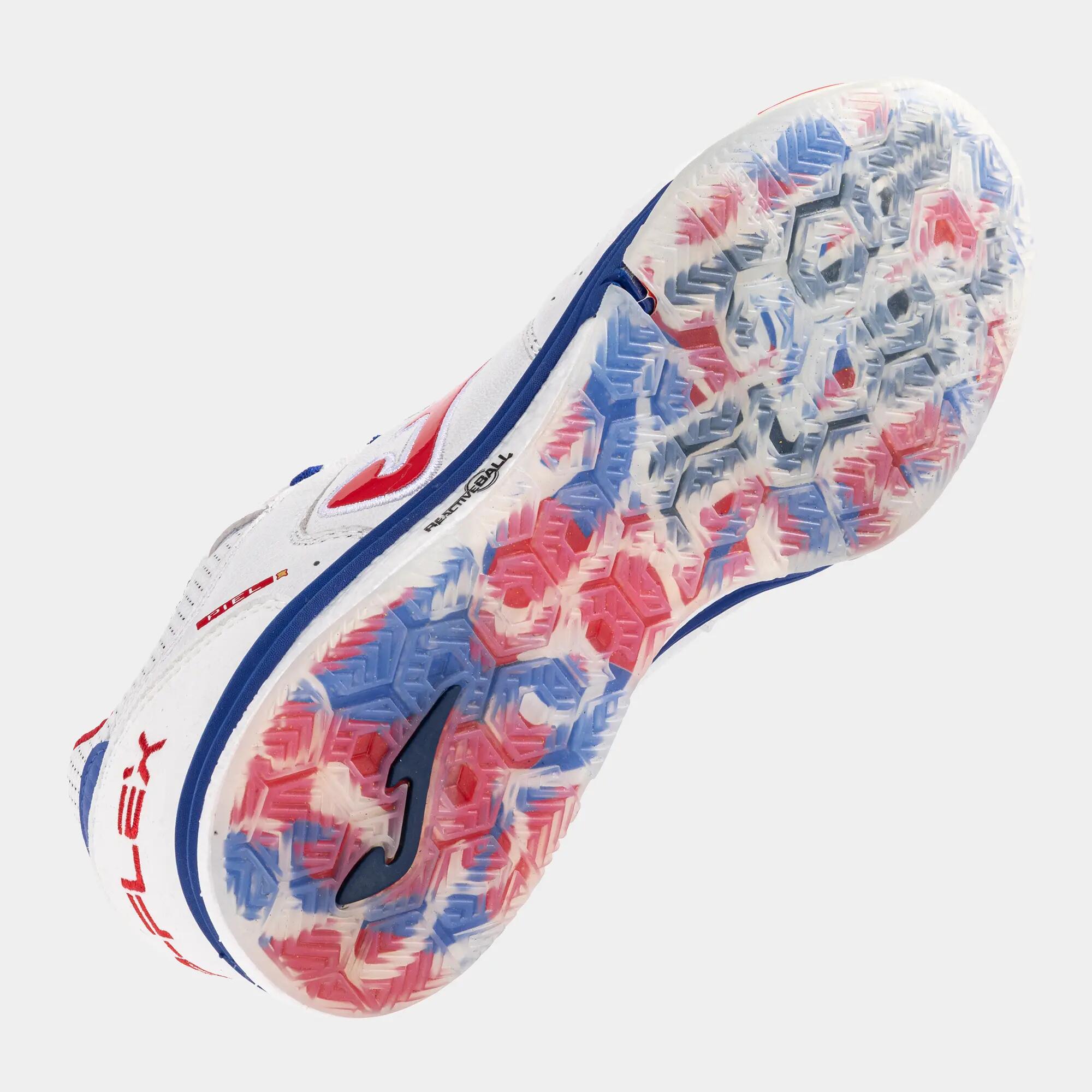 Chaussures Futsal Adulte Joma Top Flex Rebound 26 IN Blanc 2/2
