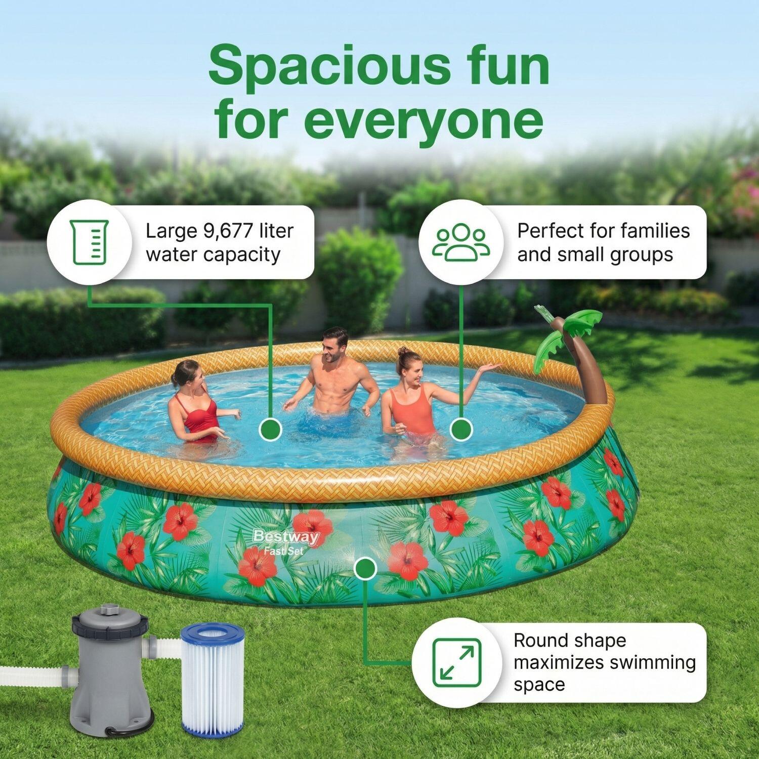Bestway Fast Set Rond - 457x84 cm - 3-delig S22286 6/6