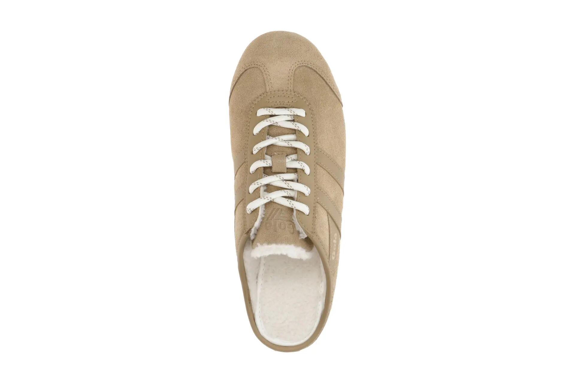 Gola Cleora Damen Pantoletten Mule beige Warmfutter CLB927 6/7