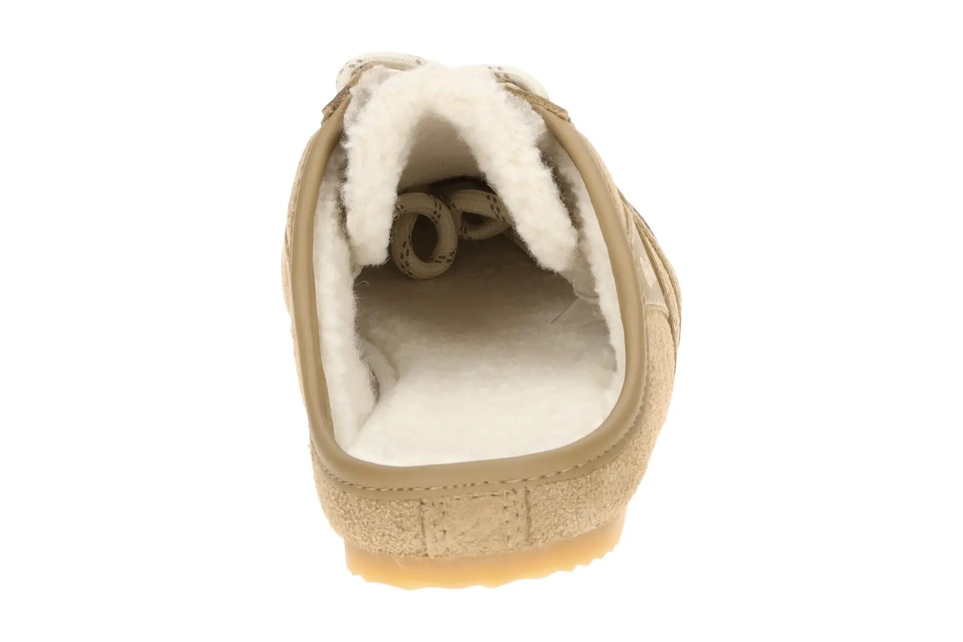 Gola Cleora Damen Pantoletten Mule beige Warmfutter CLB927 5/7