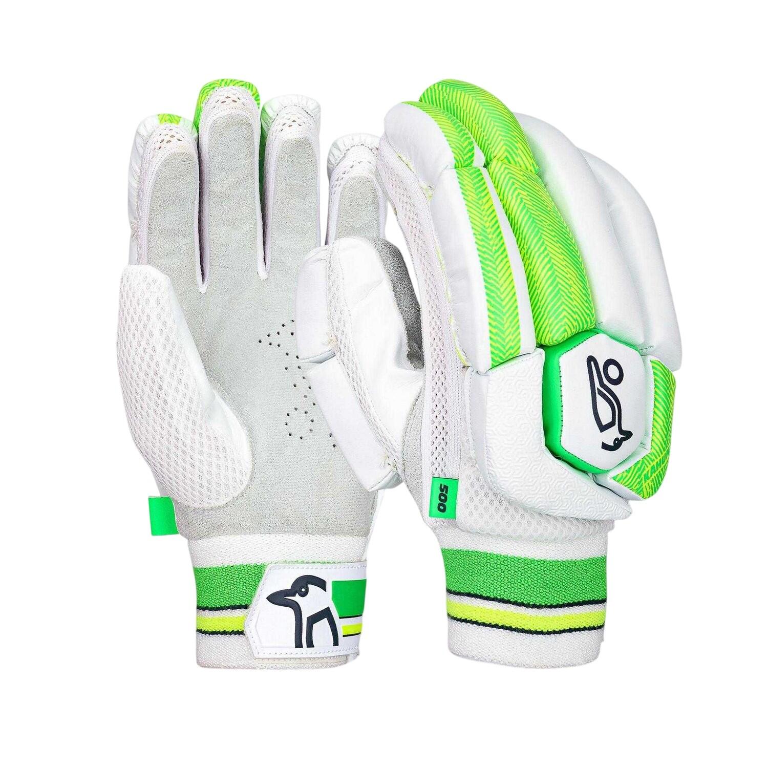 Childrens/Kids Kahuna 500 Right Hand Batting Glove (White) 3/4