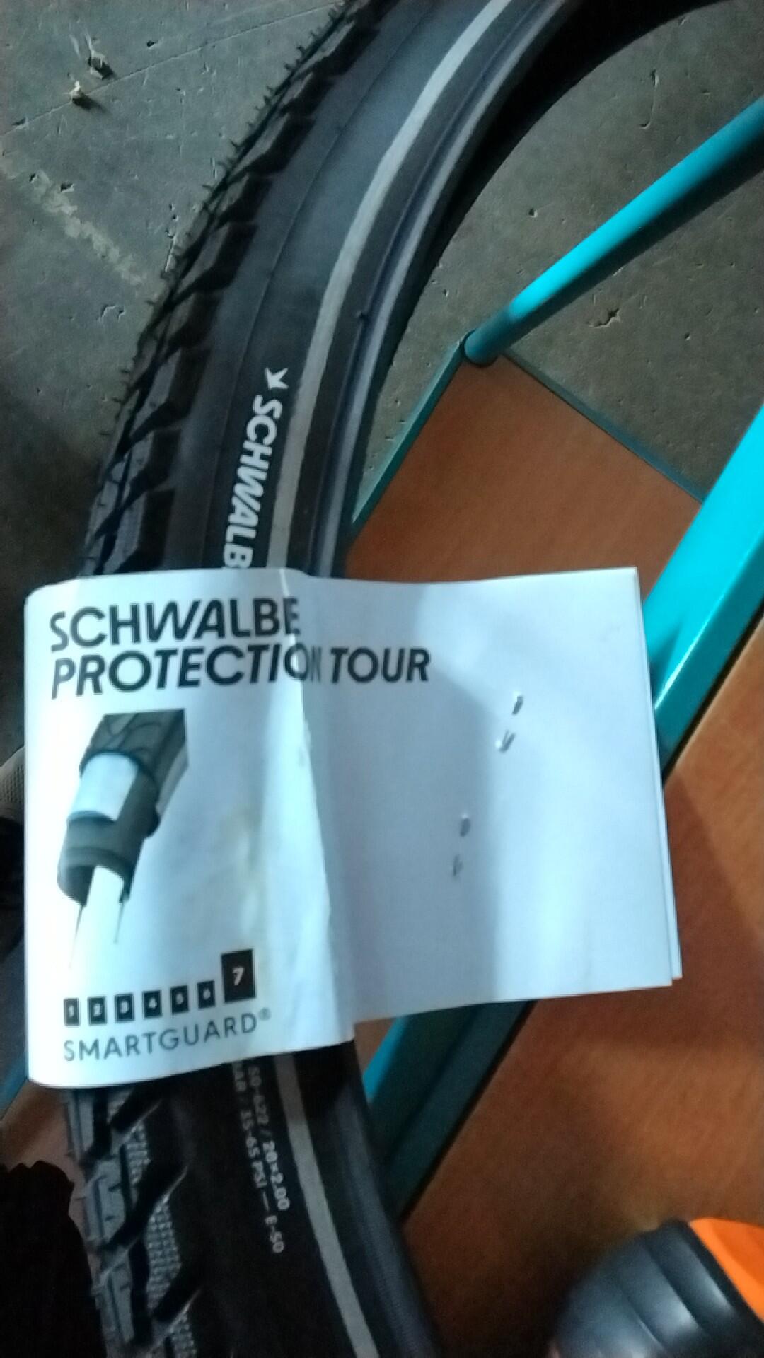Schwalbe Marathon Plus Tour Drahtreifen 50-622 schwarz mit Reflex 5/7